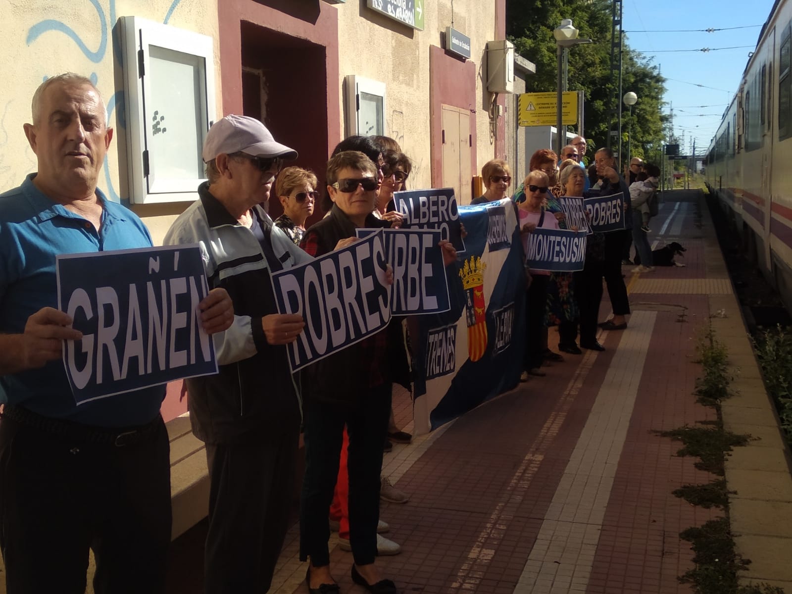 Reivindicación de Monegros no pierdas tu tren