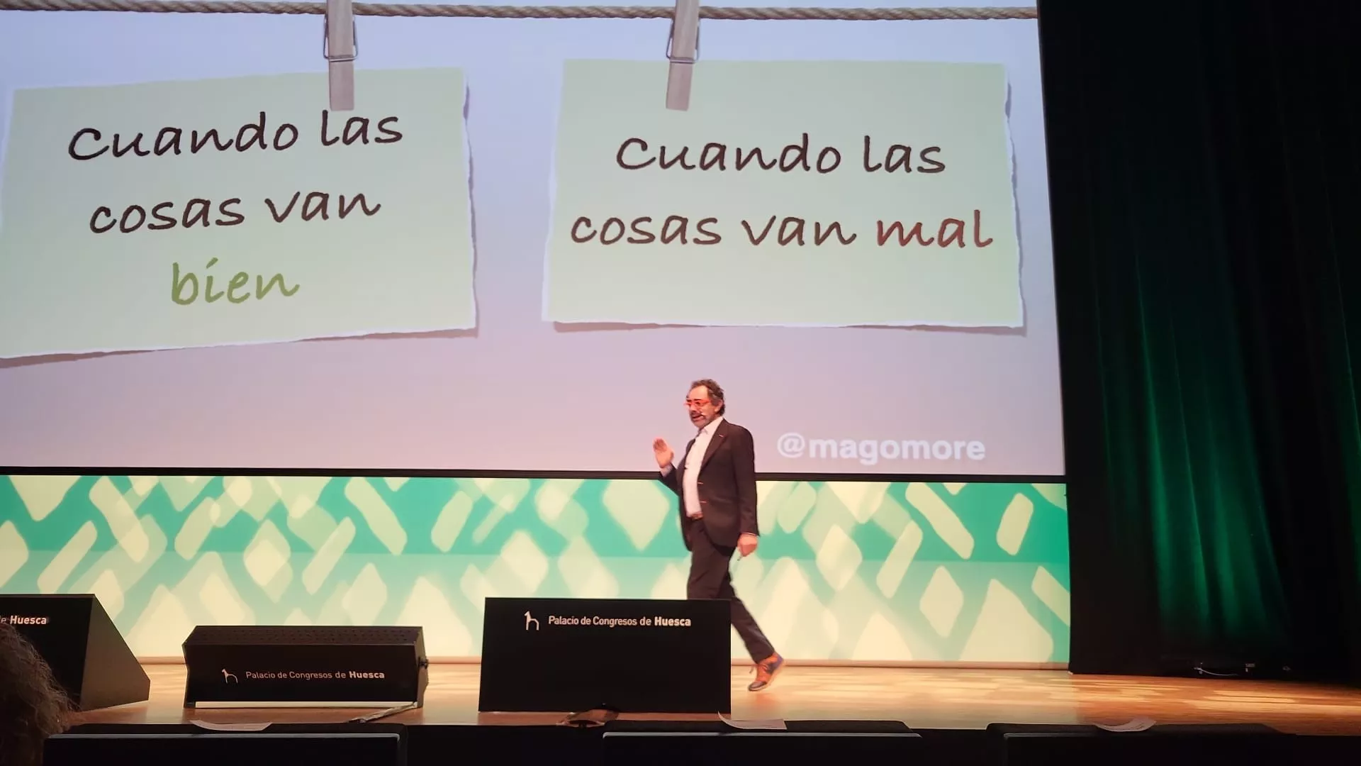 Mago More en un momento de su conferencia
