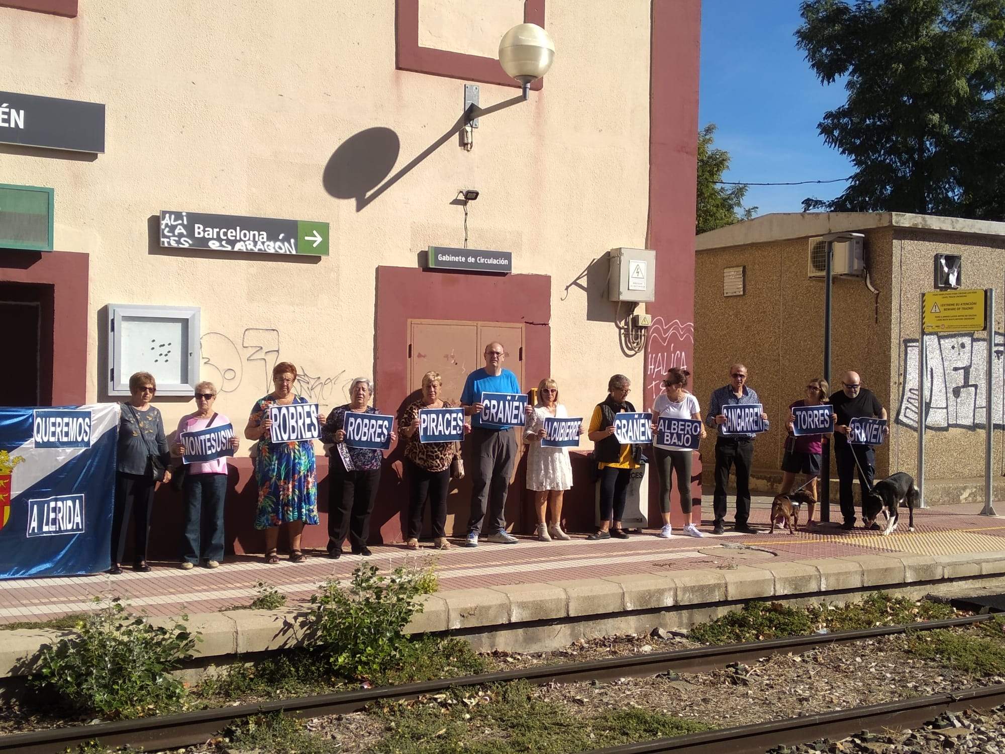 Reivindicación de Monegros no pierdas tu tren