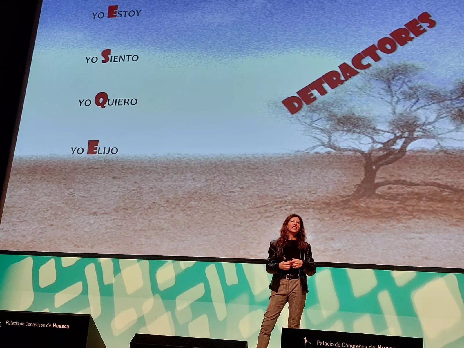 Yolanda Cañizares en su conferencia en el SIE