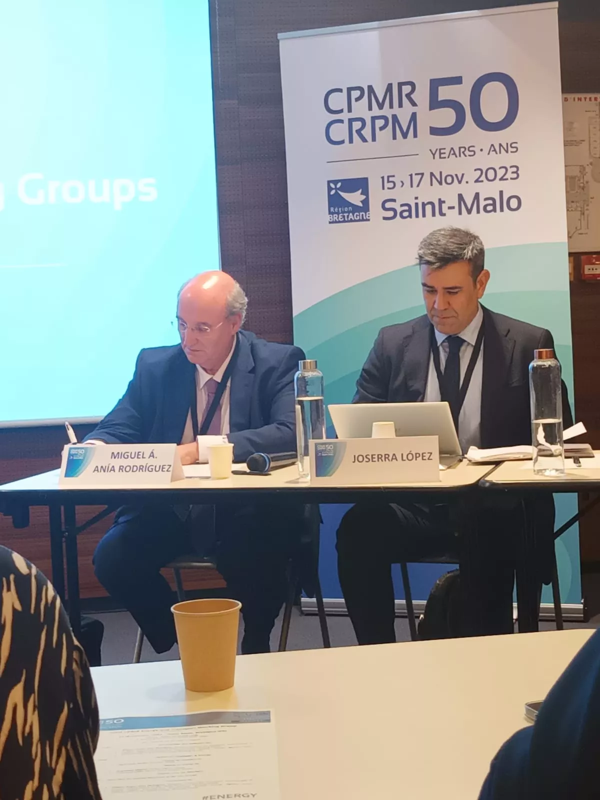 El director general aragonés Miguel Ángel Anía interviene en la Conferencia de Regiones Periféricas de Europa.