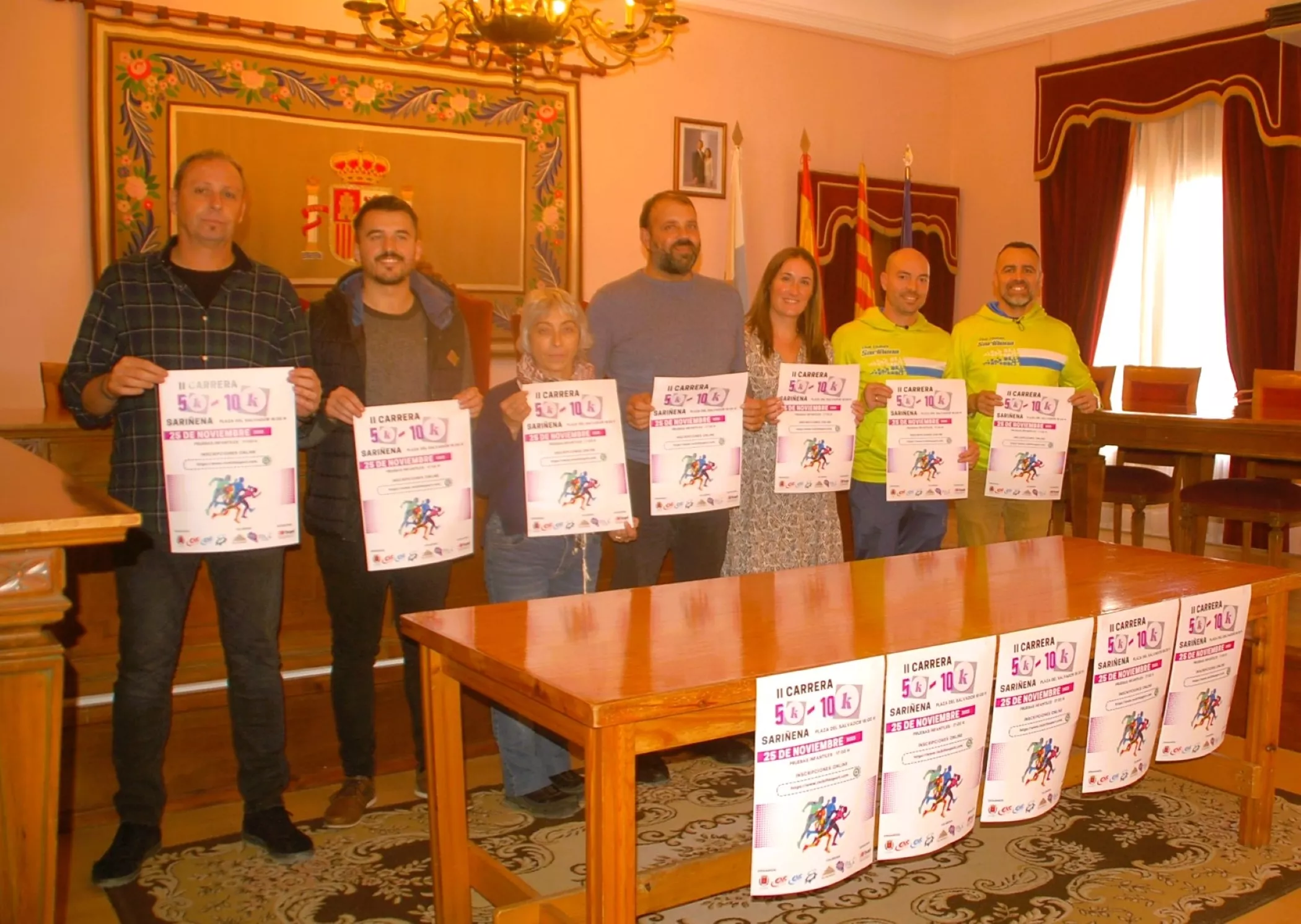ESCALZO ARISTE CASAS LOSCERTALES GARCÍA ALBAS CADENAS. Casi 200 personas estarán en la II Carrera 5K y 10K de Sariñena