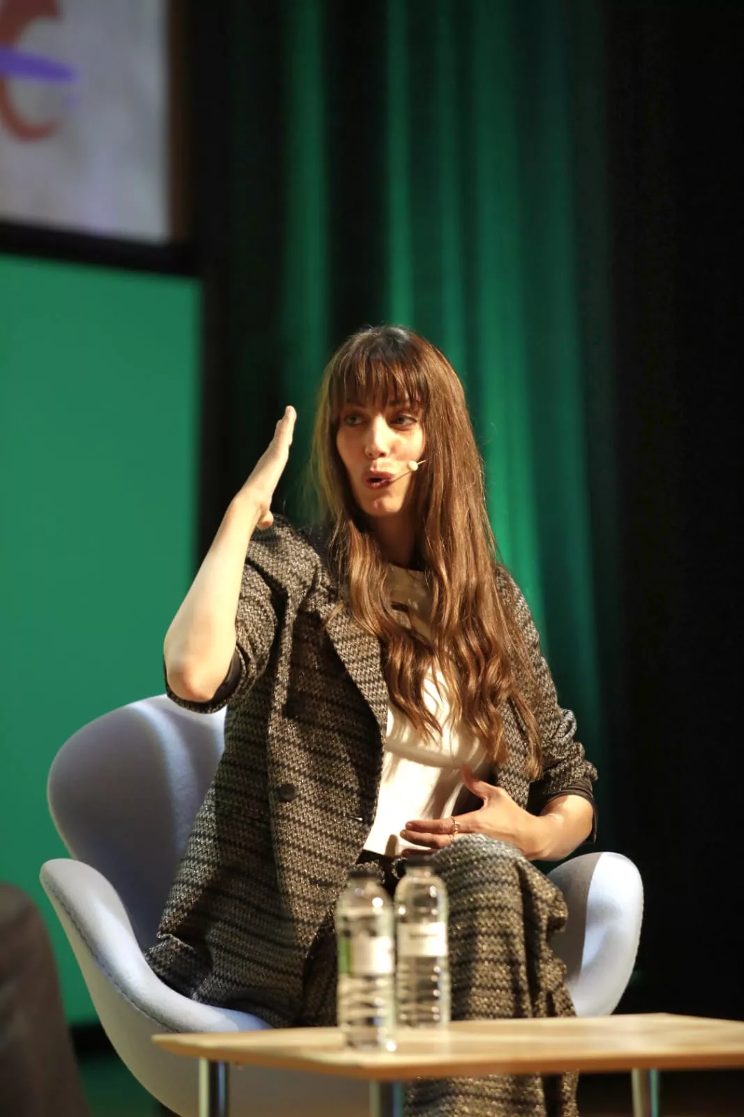 Almudena Cid, en el SIE. Foto Lolo Francos