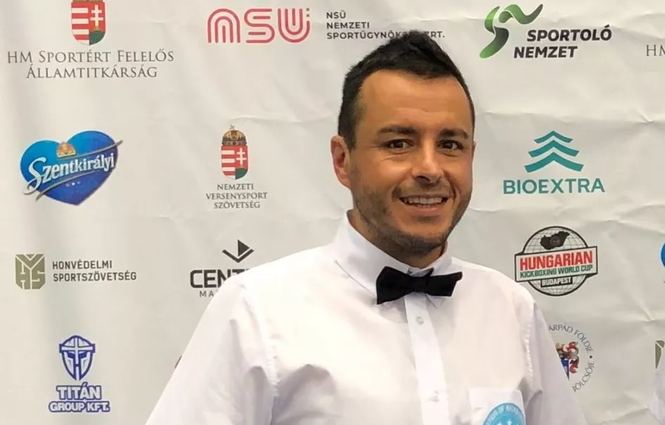 Enrique Ramos, árbitro altoaragonés de kickboxing.