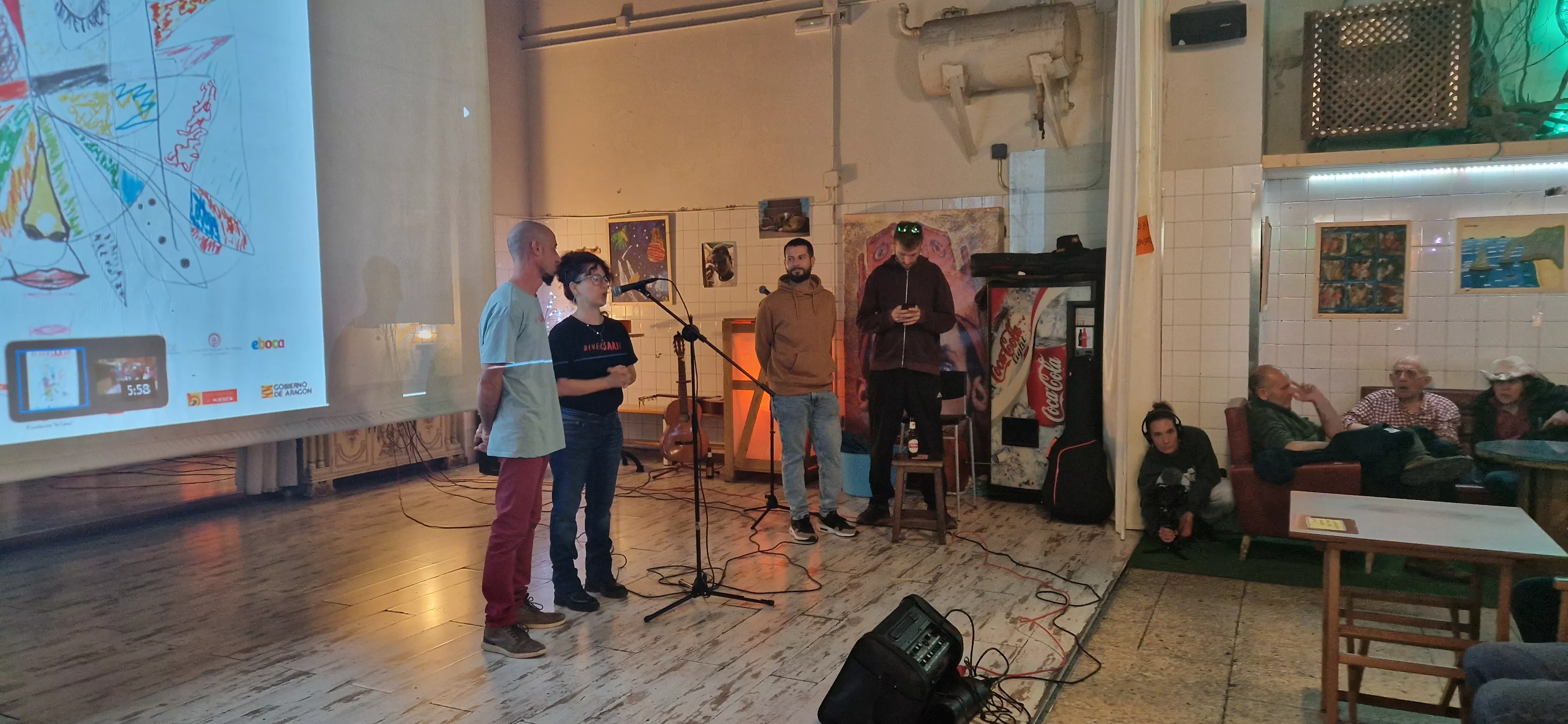 Encuentro de expresión musical y poética de Diversario 2023. Foto Myriam Martínez