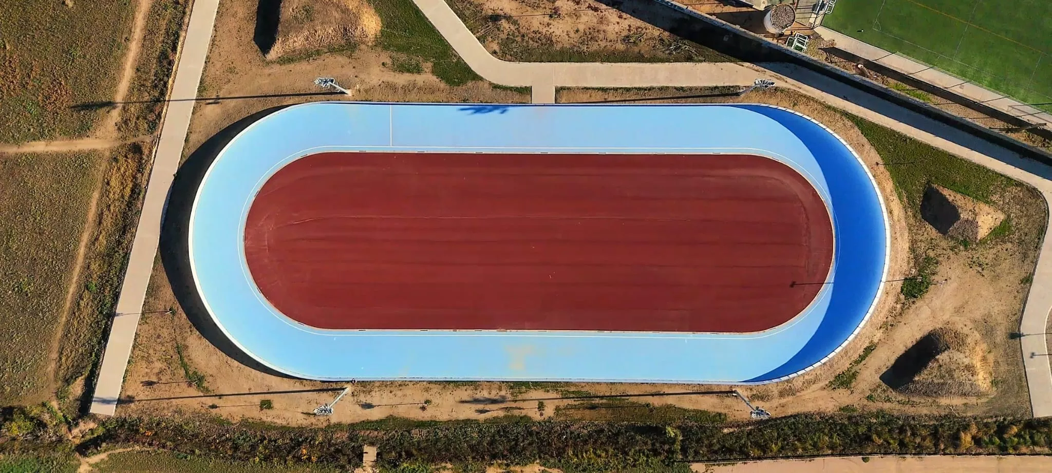 Nueva pista de patinaje de Huesca. Foto: @martainhu 