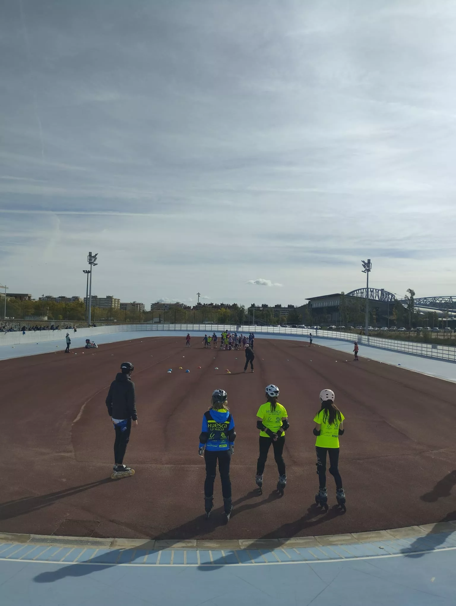 Nueva pista de patinaje de Huesca. Foto: @martainhu 