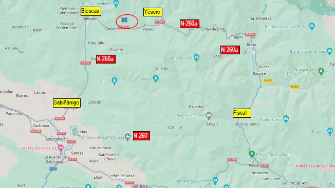 Se plantean itinerarios alternativos ante el corte al tráfico en el túnel de Gavín.