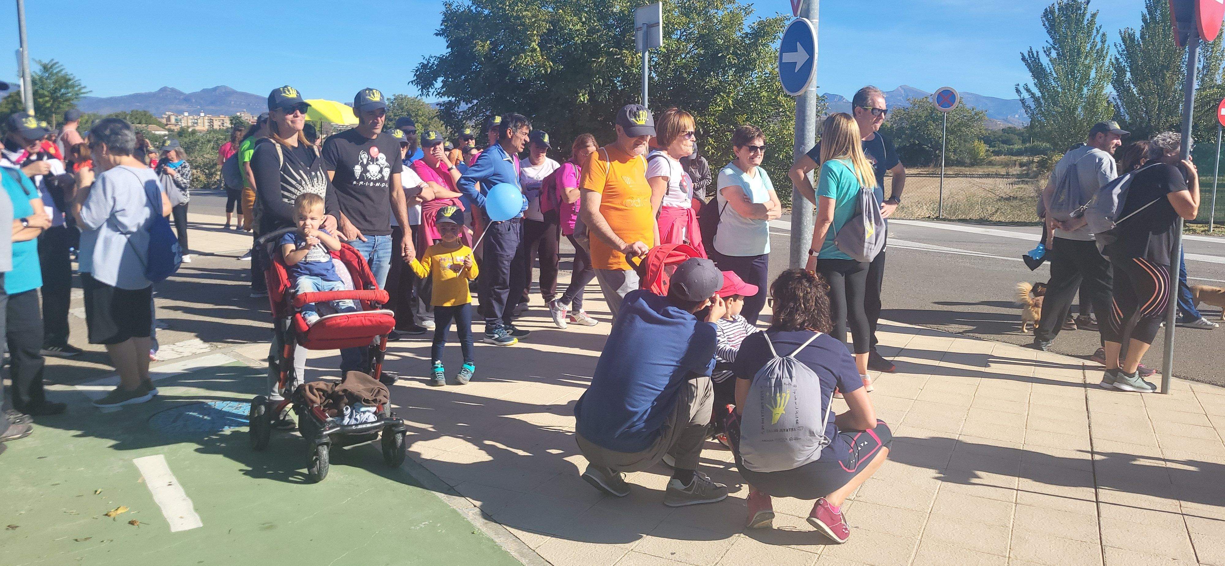 Andada Deja Huella por la Salud Mental de Arcadia y la Fundación Rey Ardid. Foto Myriam Martínez