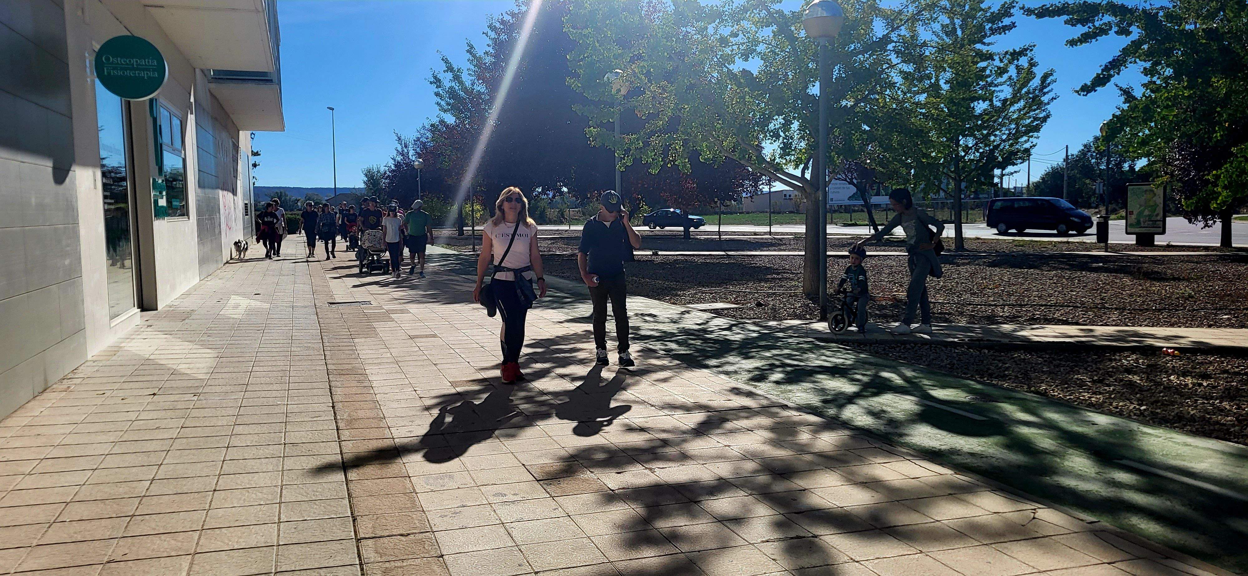 Andada Deja Huella por la Salud Mental de Arcadia y la Fundación Rey Ardid. Foto Myriam Martínez