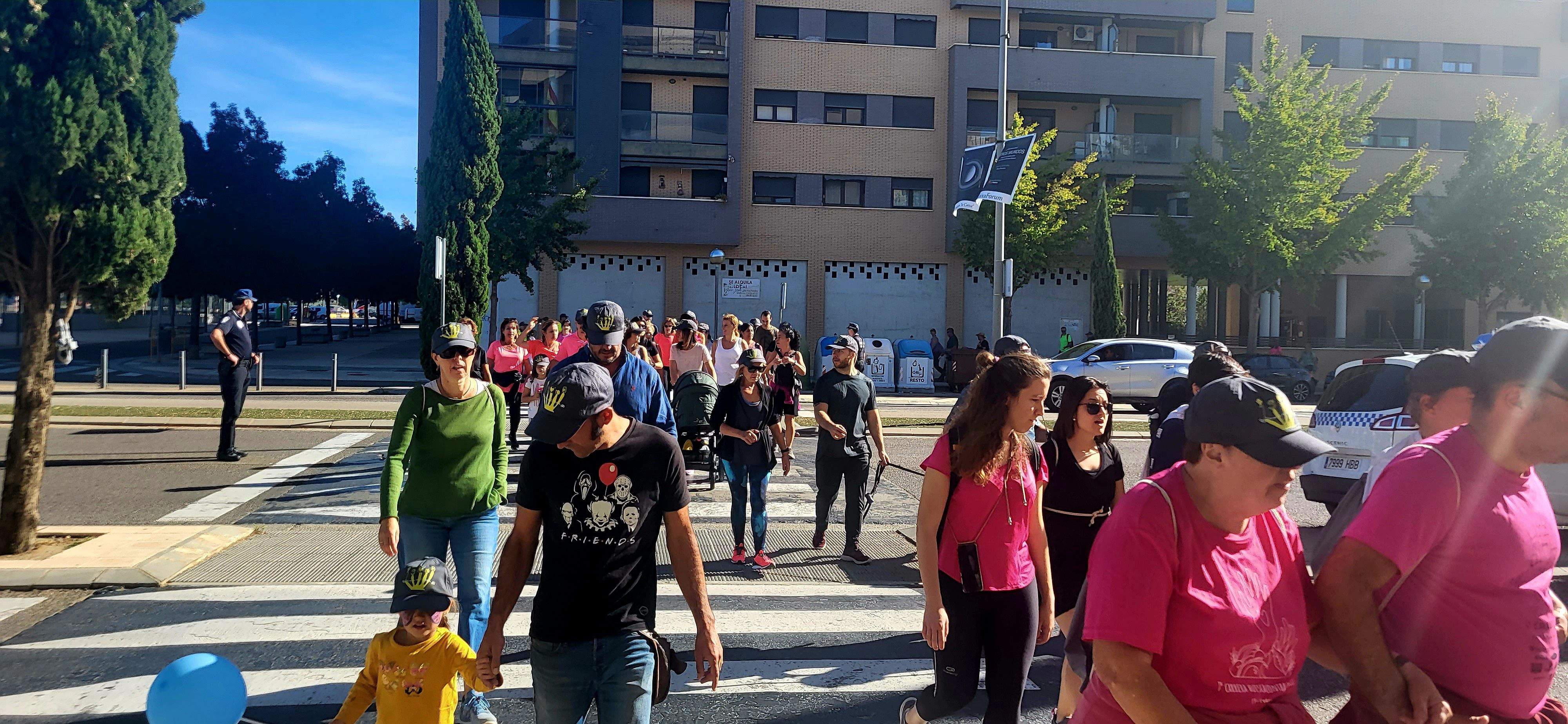Andada Deja Huella por la Salud Mental de Arcadia y la Fundación Rey Ardid. Foto Myriam Martínez