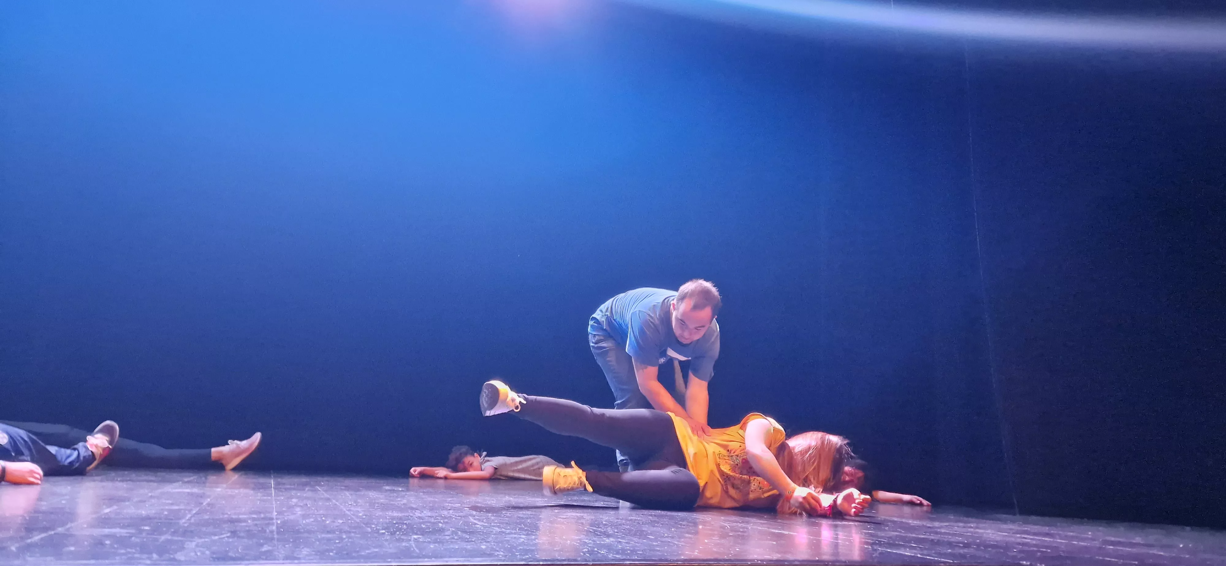 Exhibición del laboratorio de danza en Diversario 2023. Foto Myriam Martínez