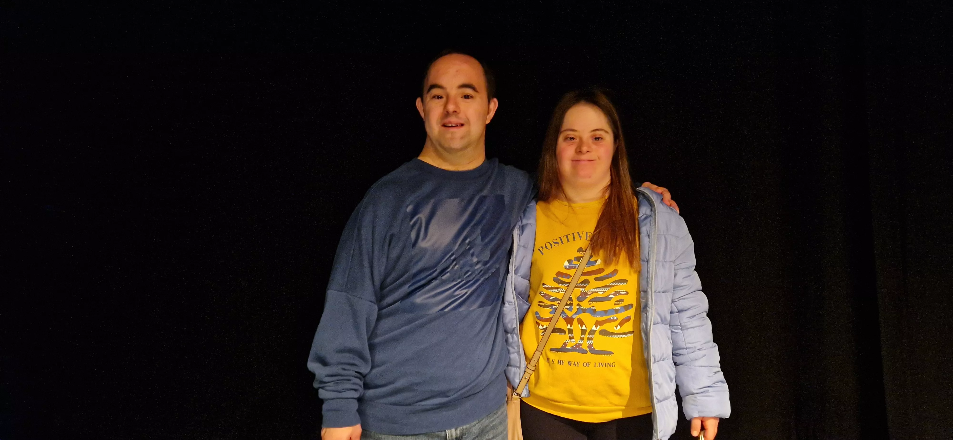 Noel y Andrea. Exhibición del laboratorio de danza en Diversario 2023. Foto Myriam Martínez