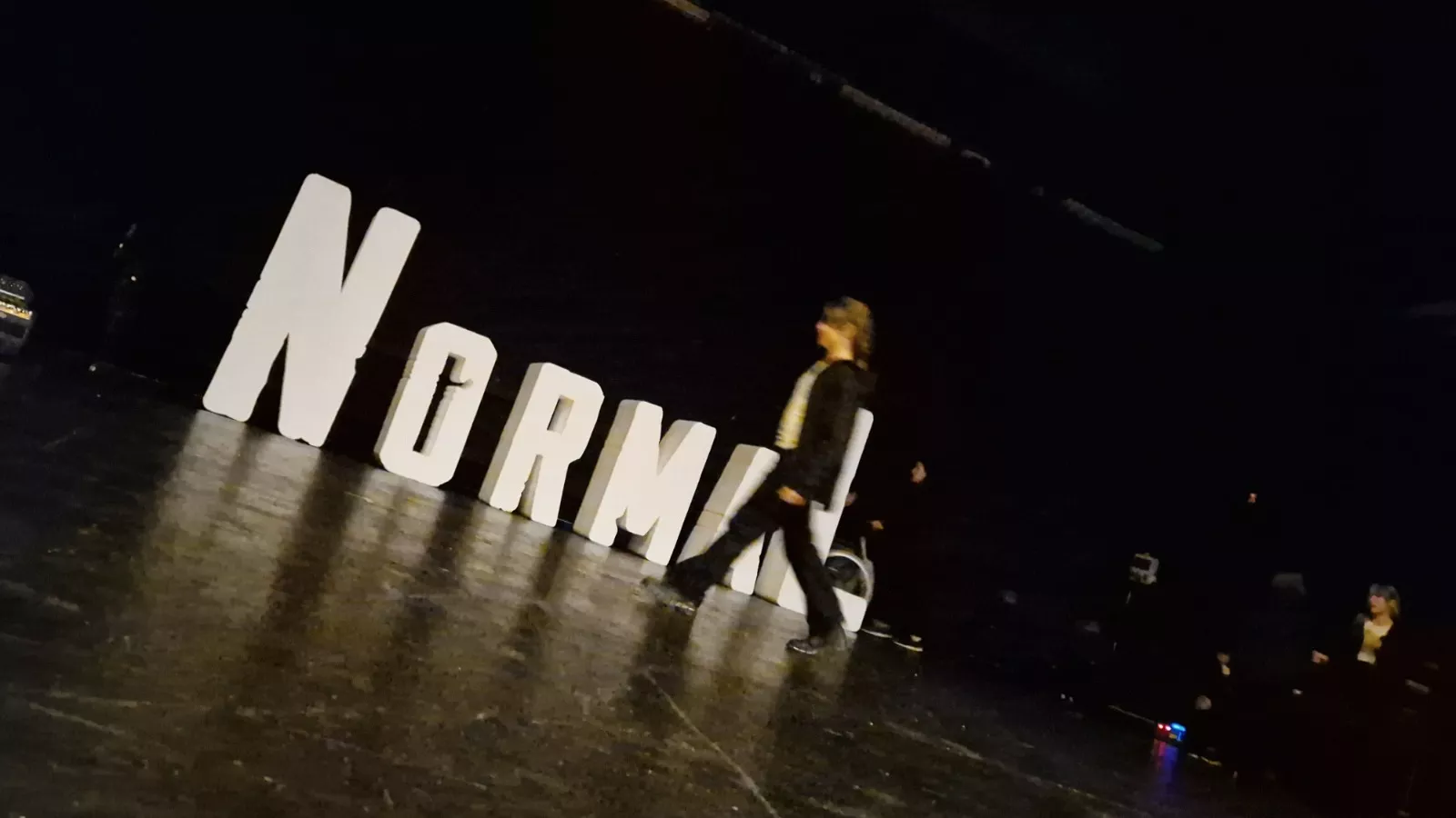 Representación en Diversario del espectáculo Normal. Foto Myriam Martínez