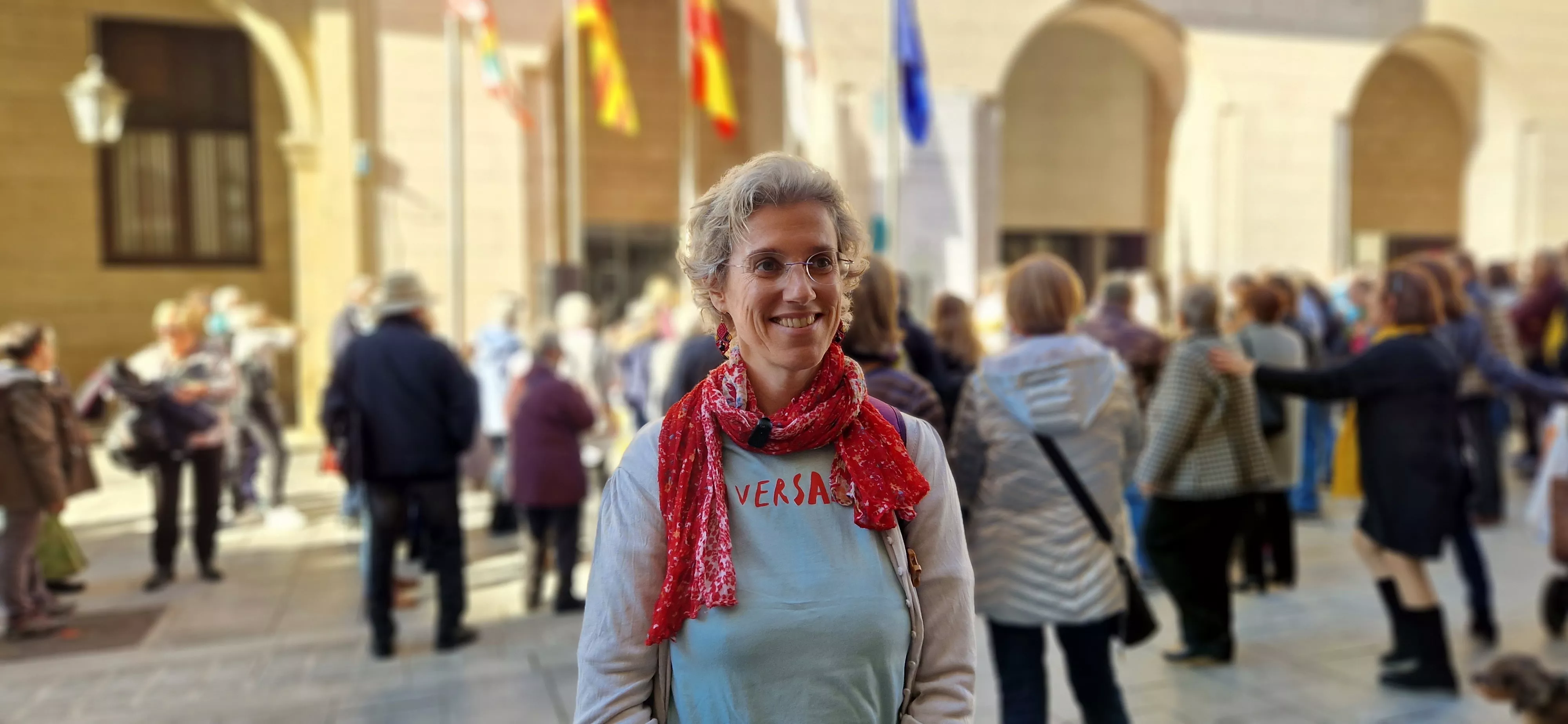 Laura Lisi. Actuación del Coro de Arcadia y La Remós Band en la clausura de Diversario. Foto Myriam Martínez