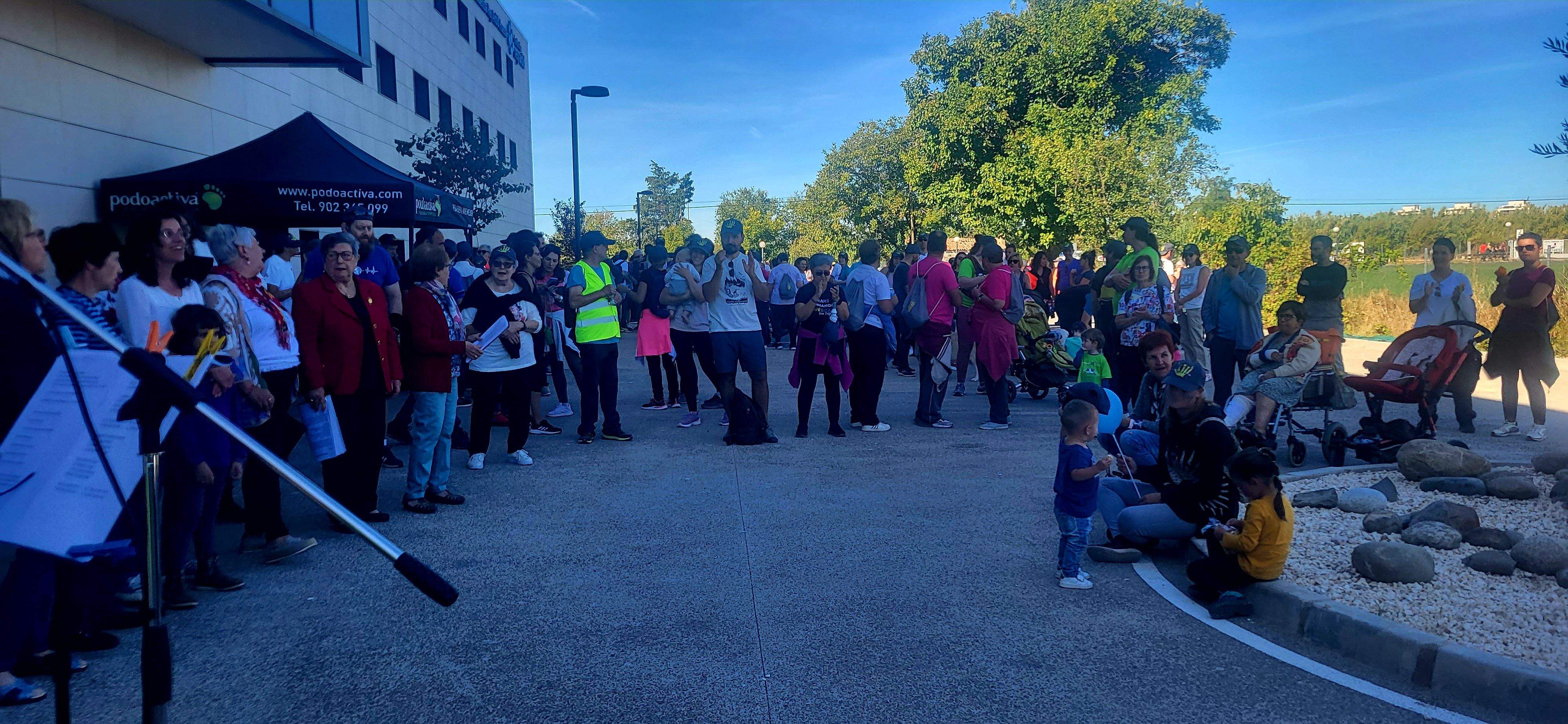 Andada Deja Huella por la Salud Mental de Arcadia y la Fundación Rey Ardid. Foto Myriam Martínez