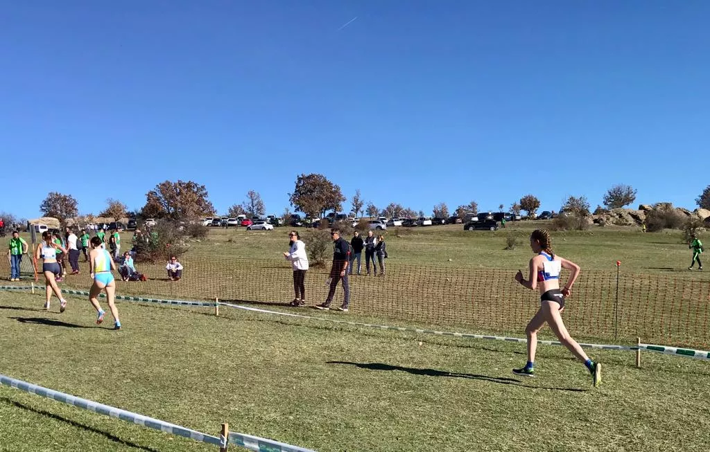 Vega Artero, en carrera.