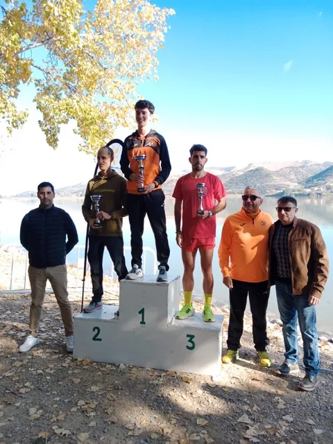 VIII Cross Mequinenza. Podio masculino absoluto.