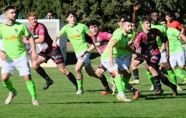 Un momento del San Jorge 5-1 Cartuja de Monegros. Estos son los resultados del fin de semana.