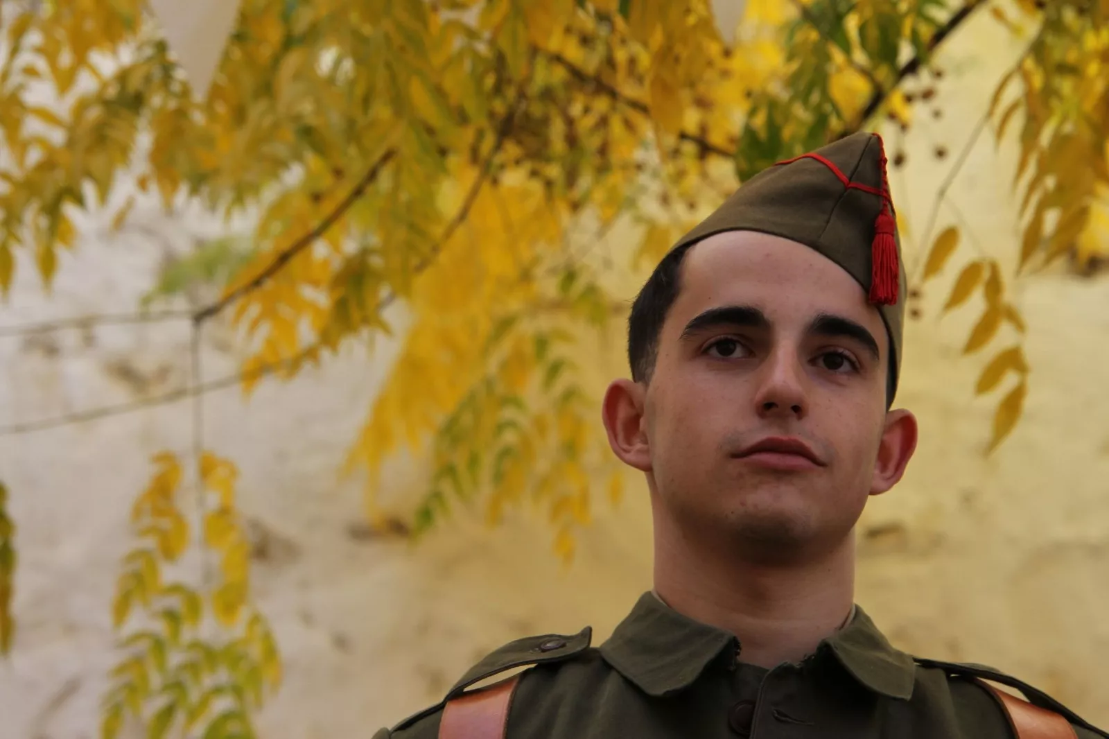 La asociación recreacionista oscense "Primera Línea" participa en Flix en el 85 aniversario del final de la Batalla del Ebro. Foto Carlos Neofato 