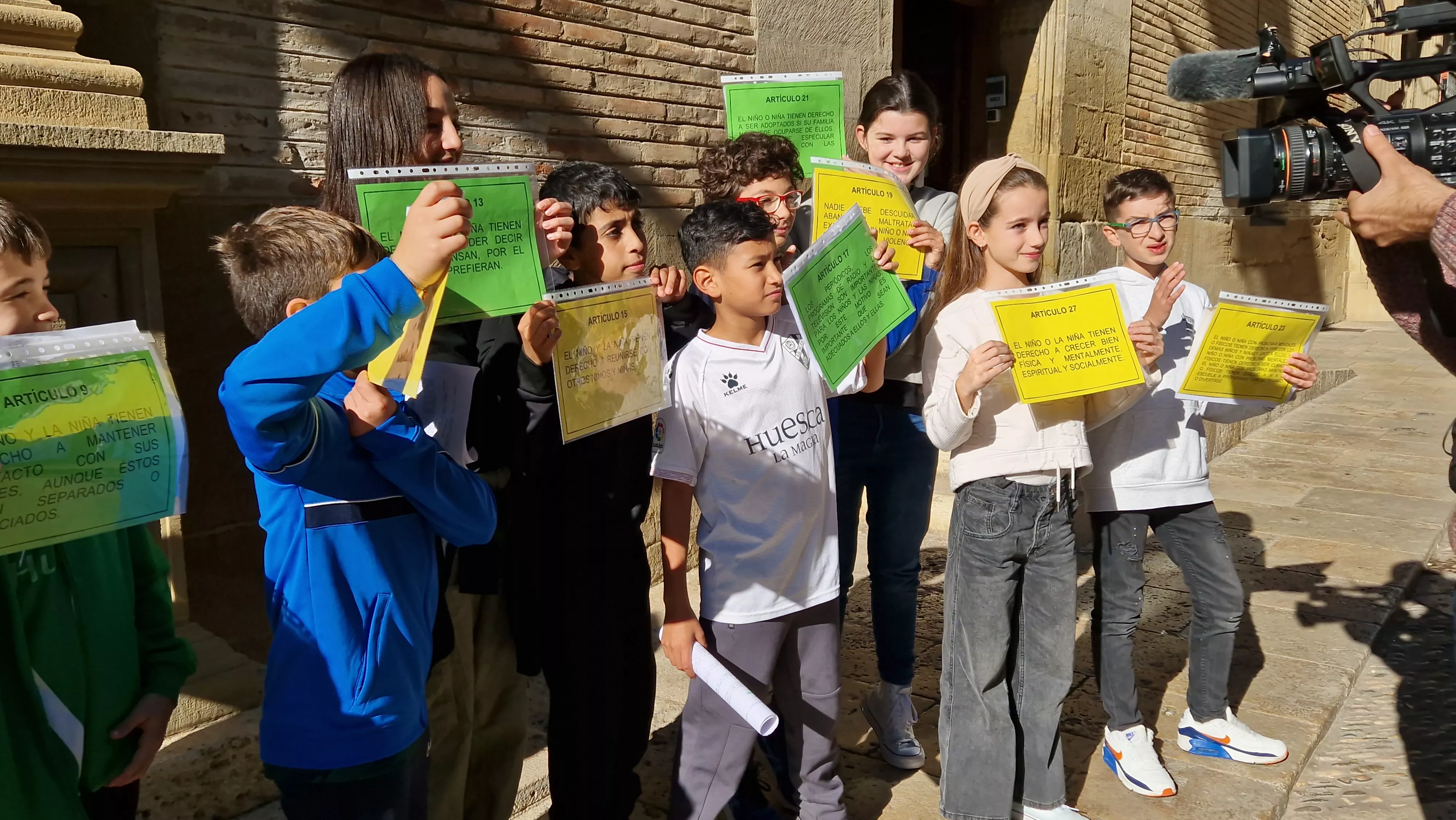 Día de los Derechos del Niño en Huesca. Foto Myriam Martínez