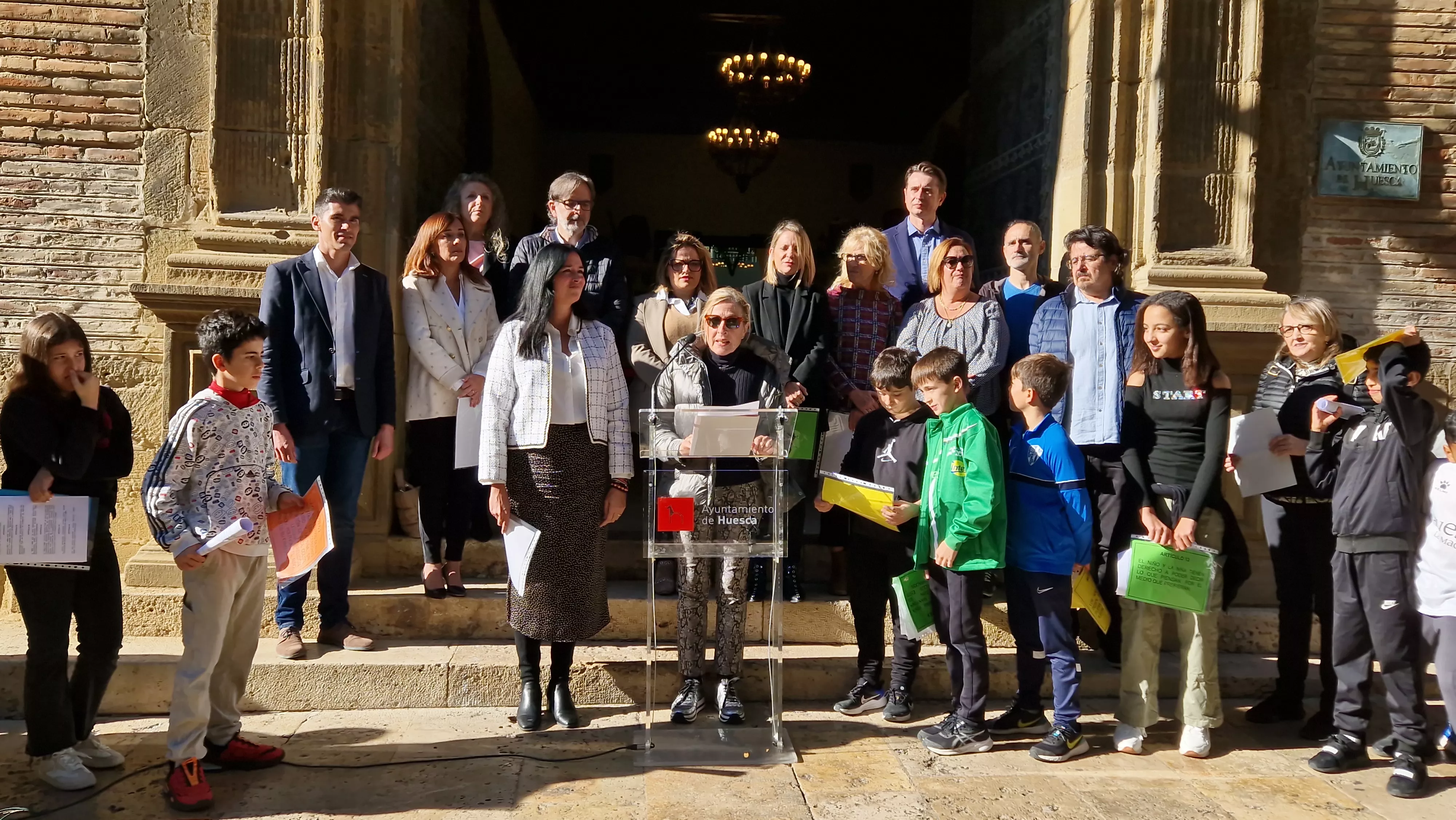 Día de los Derechos del Niño en Huesca. Foto Myriam Martínez