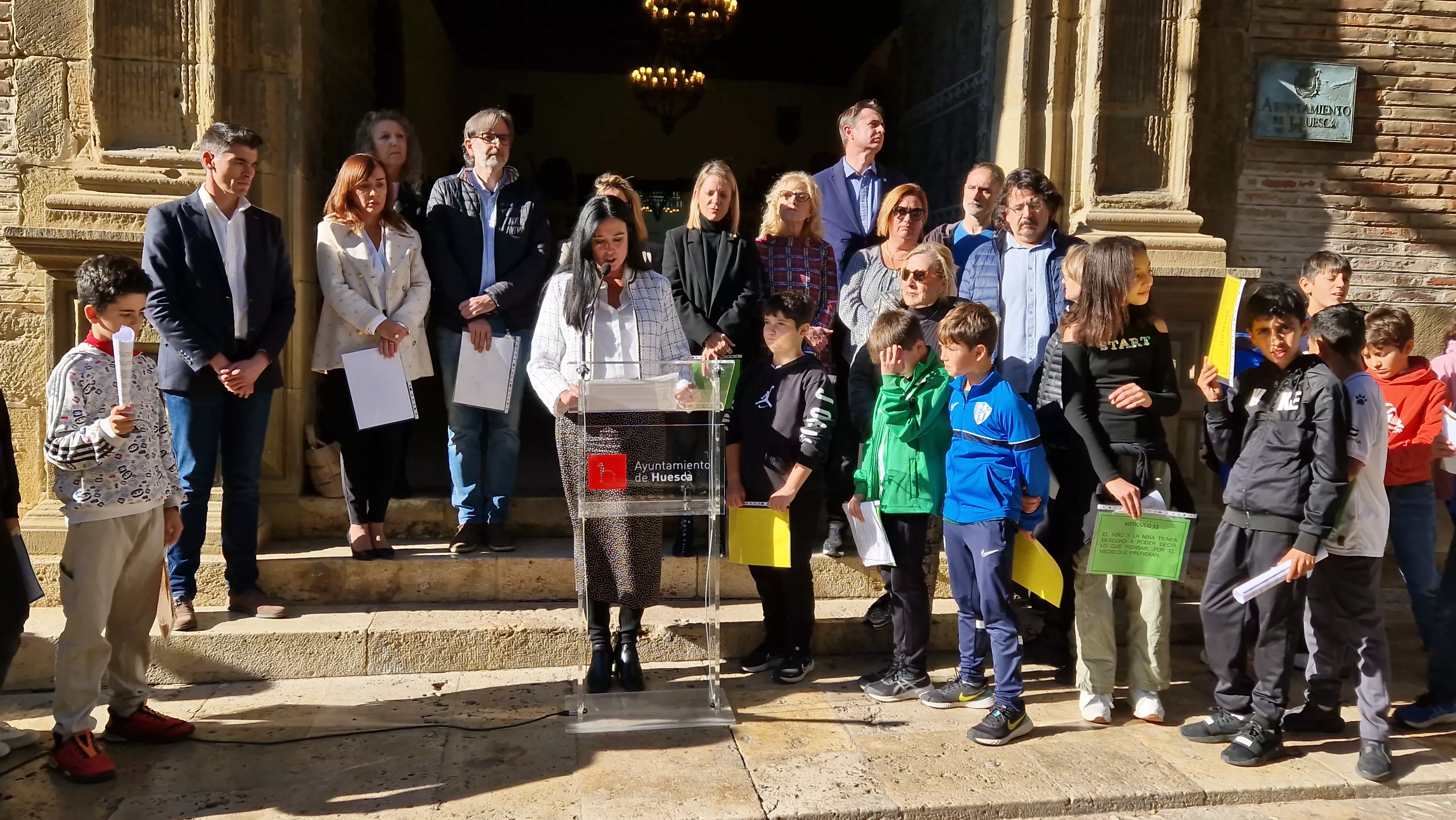 Día de los Derechos del Niño en Huesca. Foto Myriam Martínez