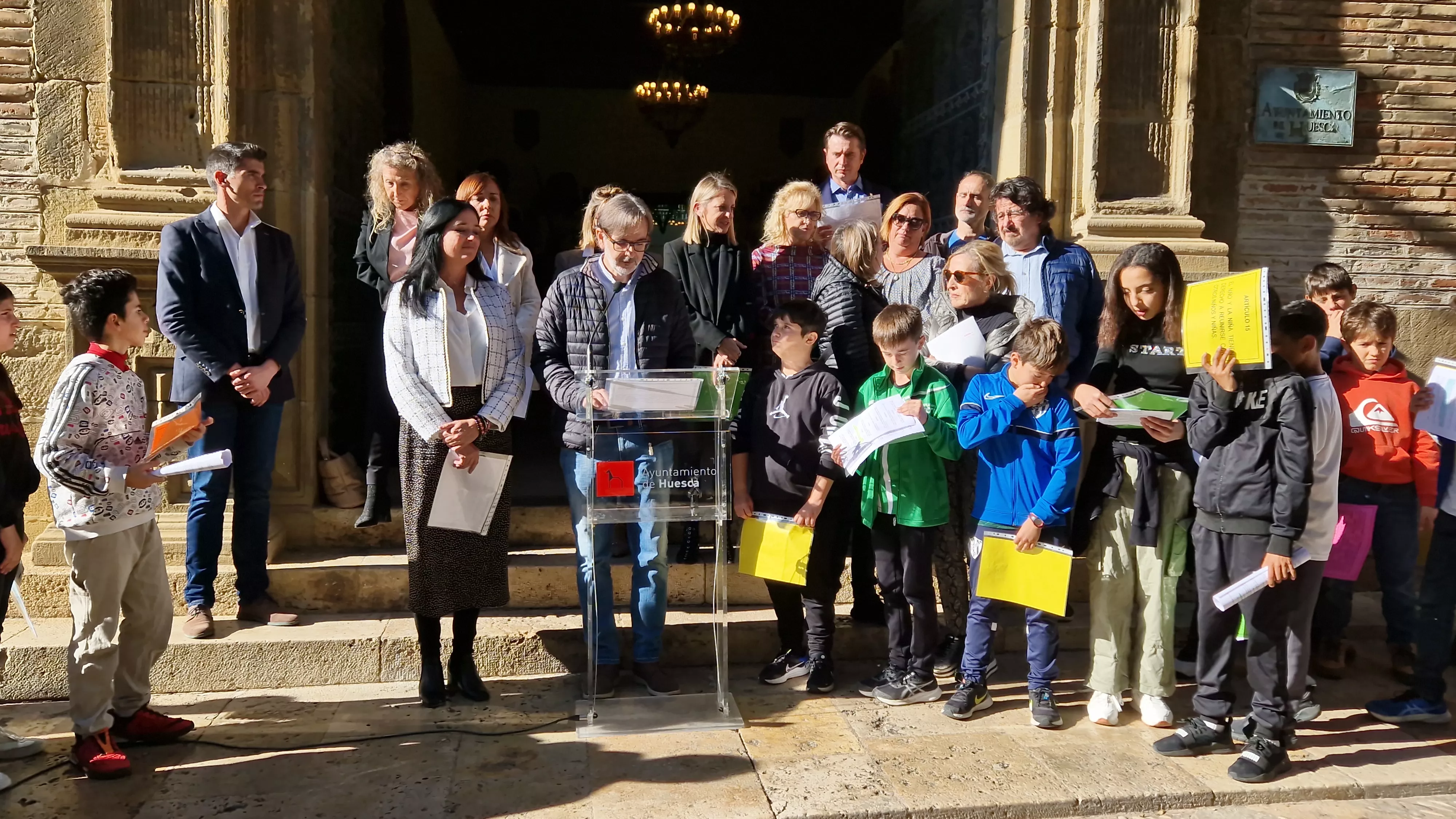 Día de los Derechos del Niño en Huesca. Foto Myriam Martínez