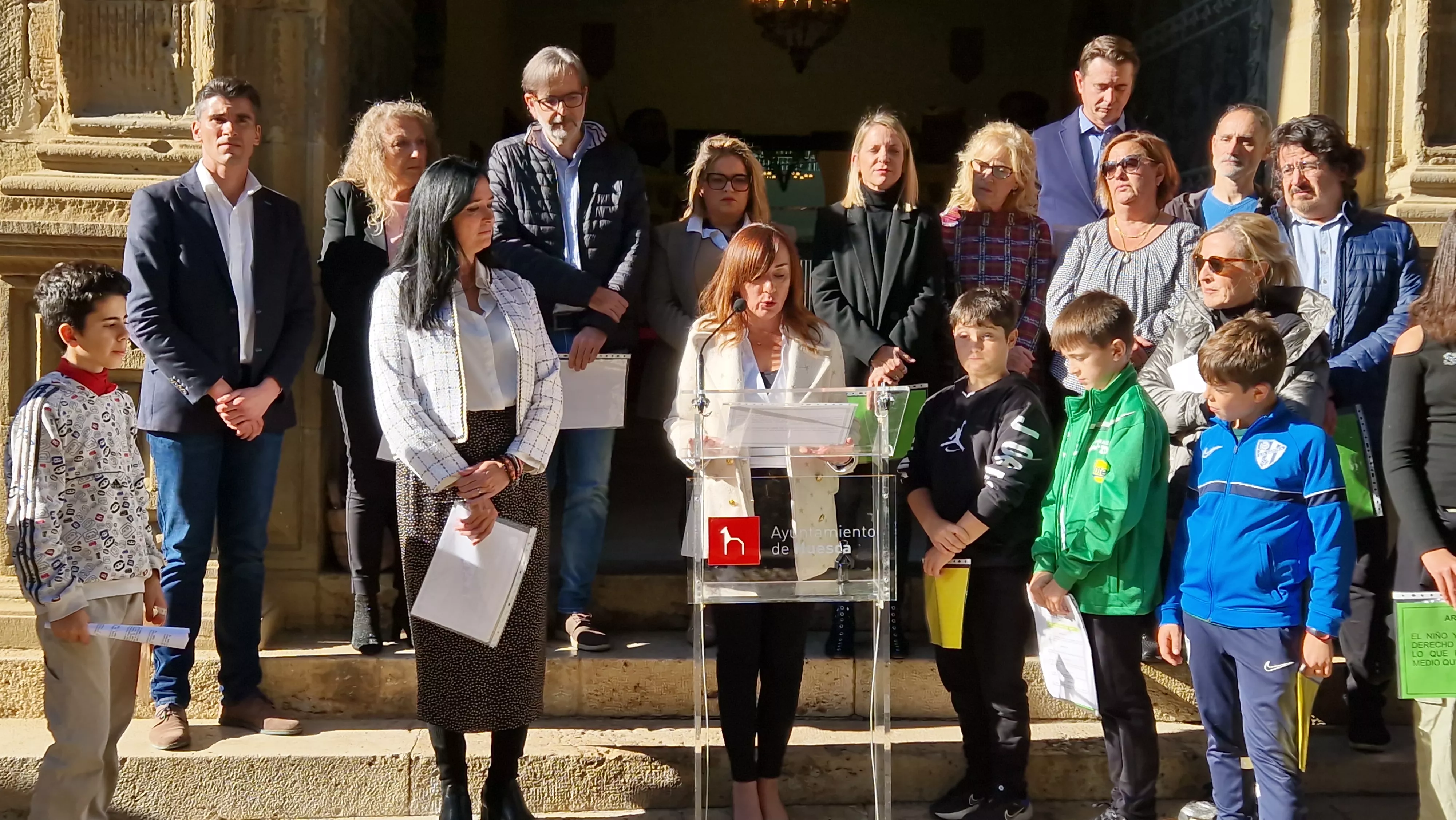Día de los Derechos del Niño en Huesca. Foto Myriam Martínez