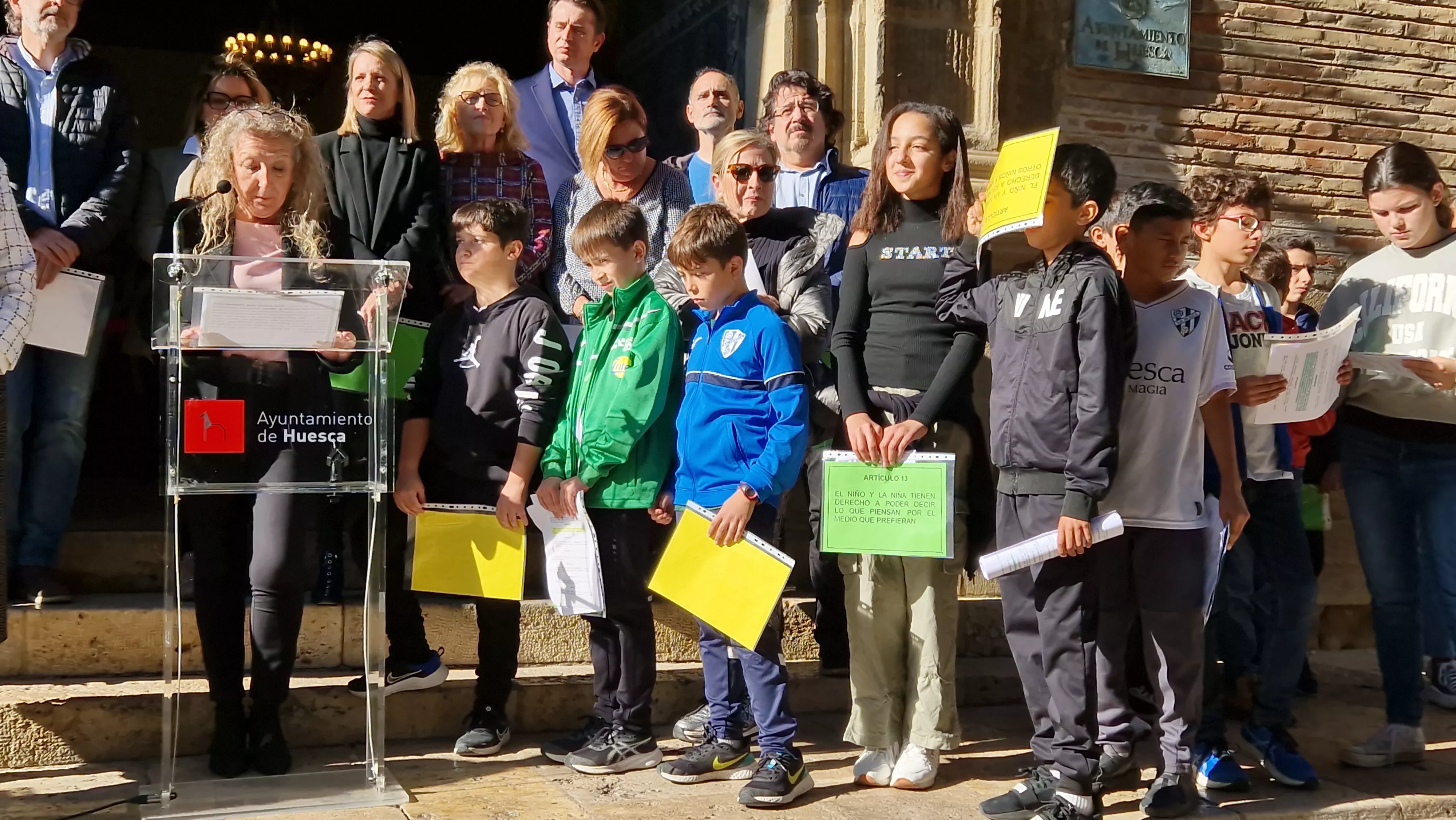 Día de los Derechos del Niño en Huesca. Foto Myriam Martínez