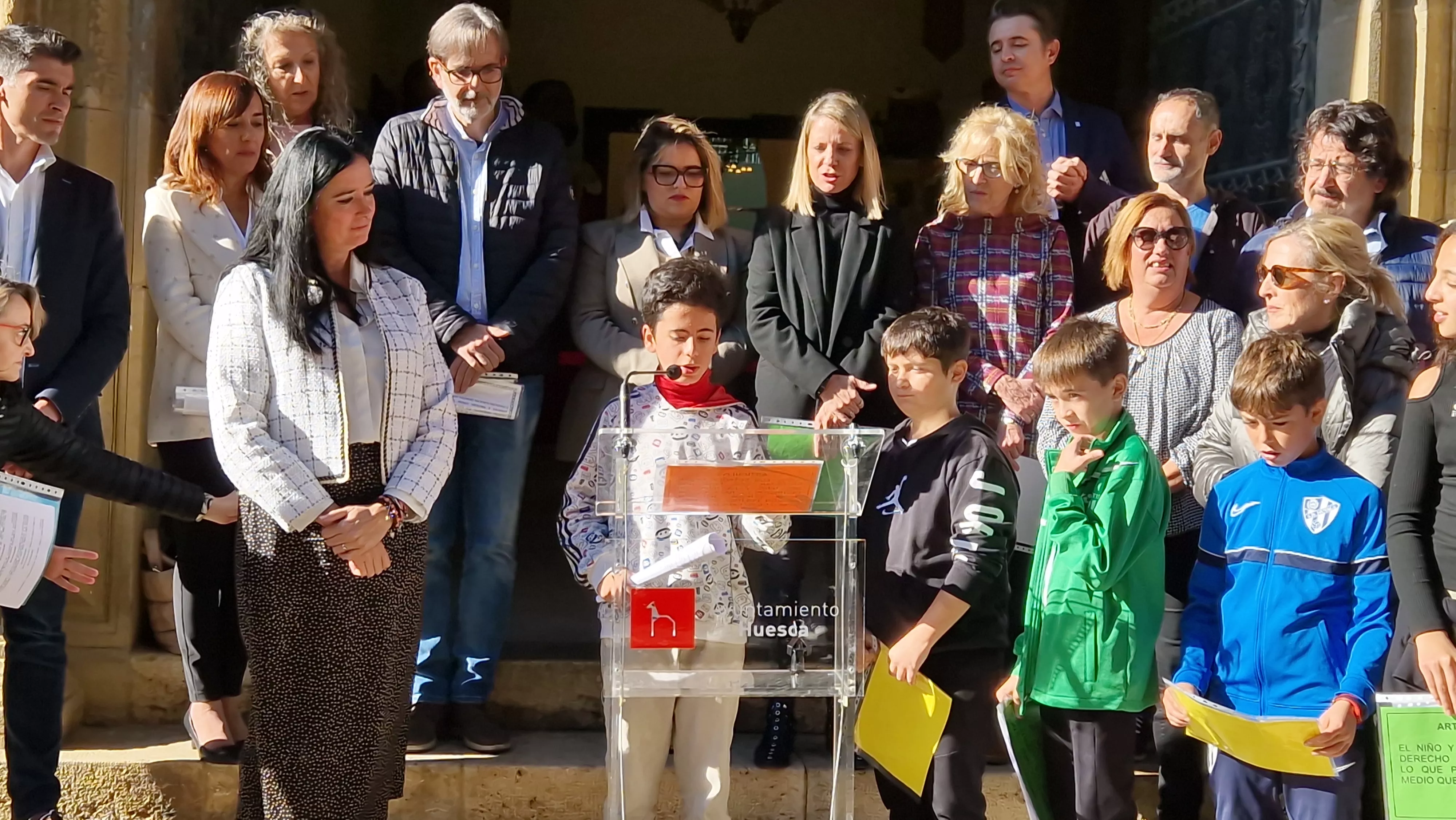 Día de los Derechos del Niño en Huesca. Foto Myriam Martínez