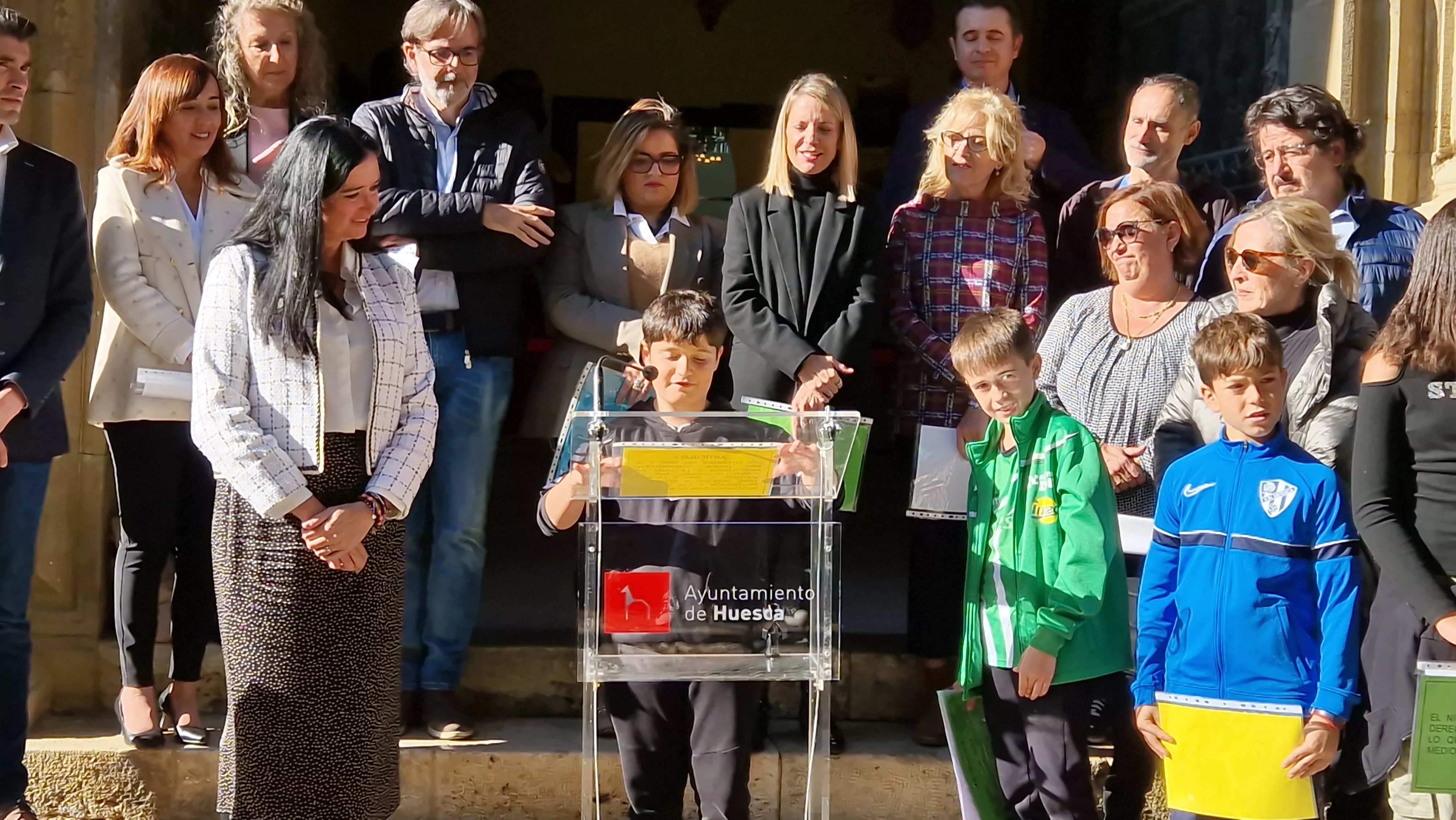 Día de los Derechos del Niño en Huesca. Foto Myriam Martínez