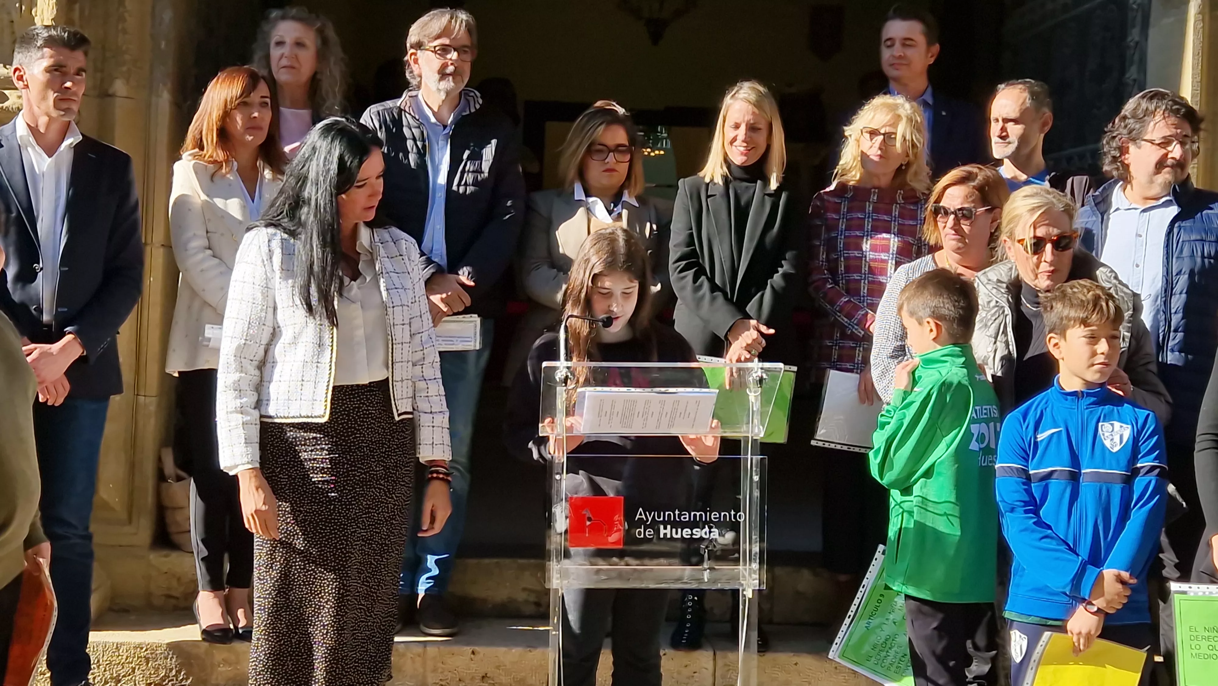 Día de los Derechos del Niño en Huesca. Foto Myriam Martínez
