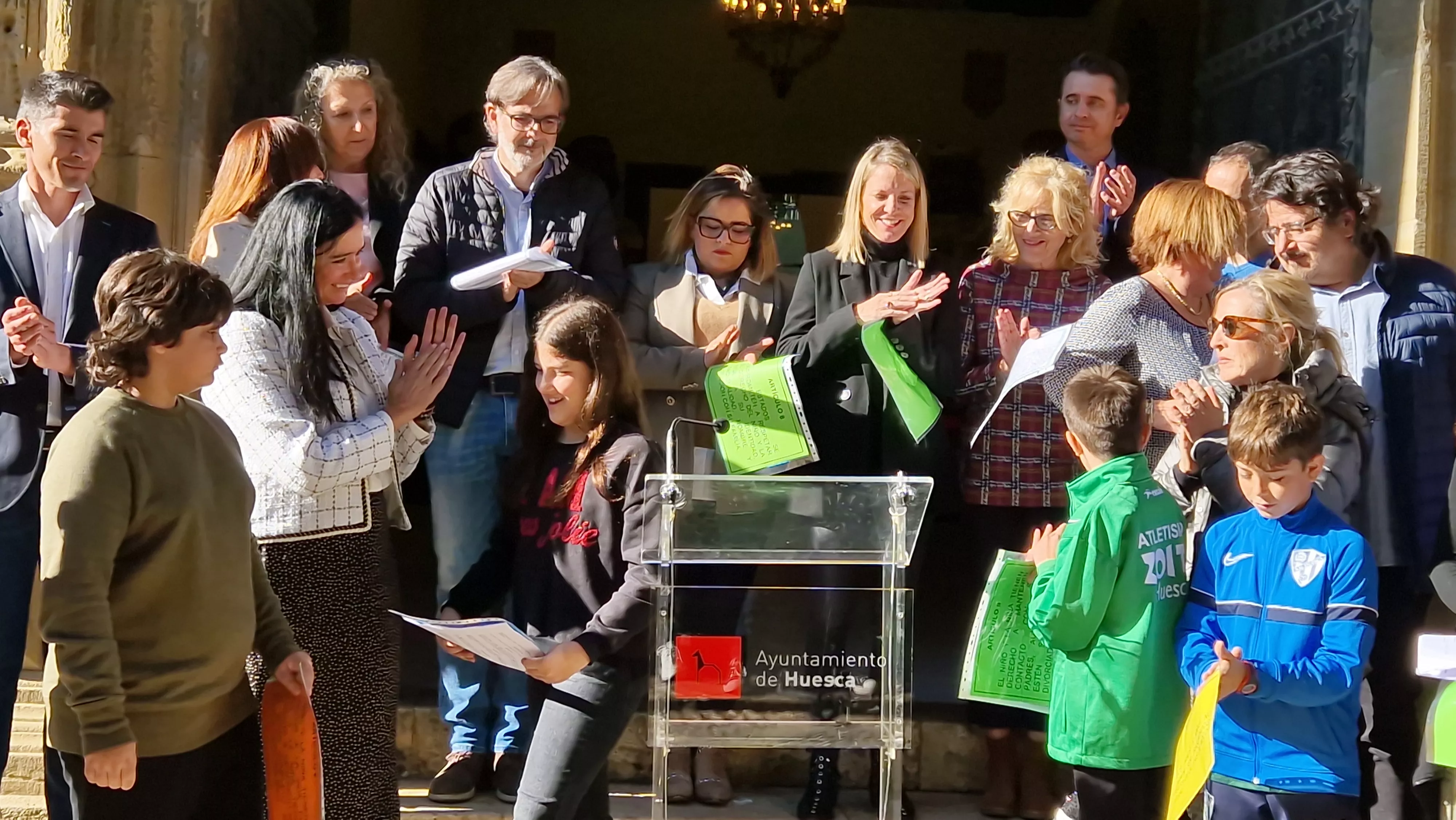 Día de los Derechos del Niño en Huesca. Foto Myriam Martínez