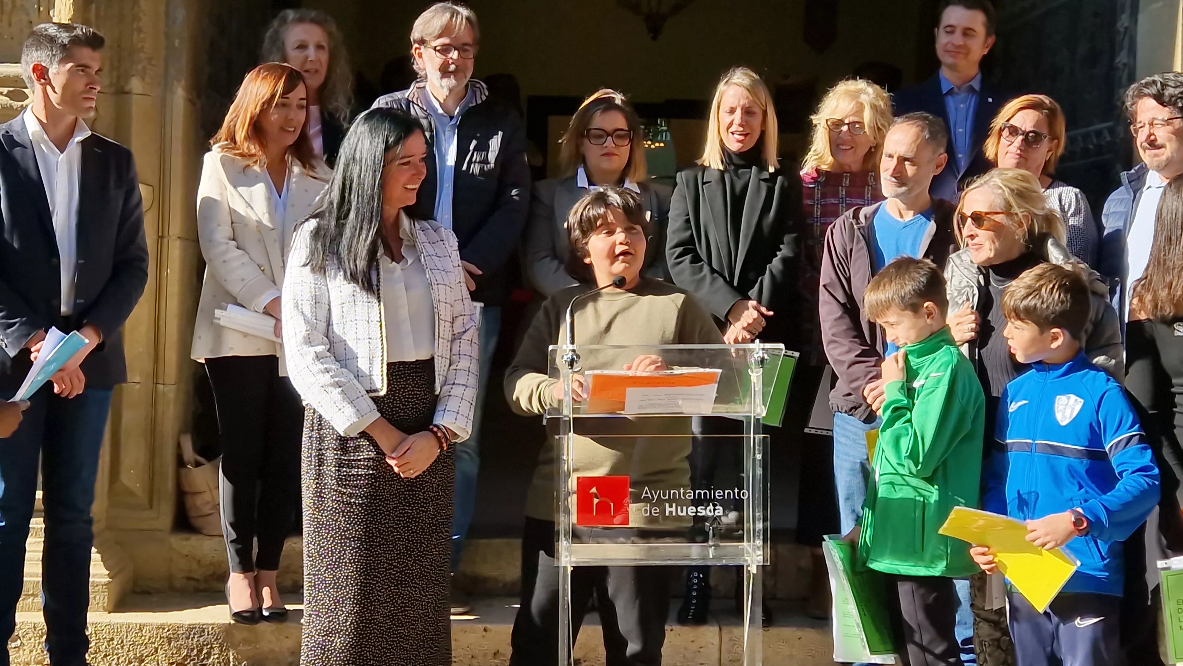 Día de los Derechos del Niño en Huesca. Foto Myriam Martínez