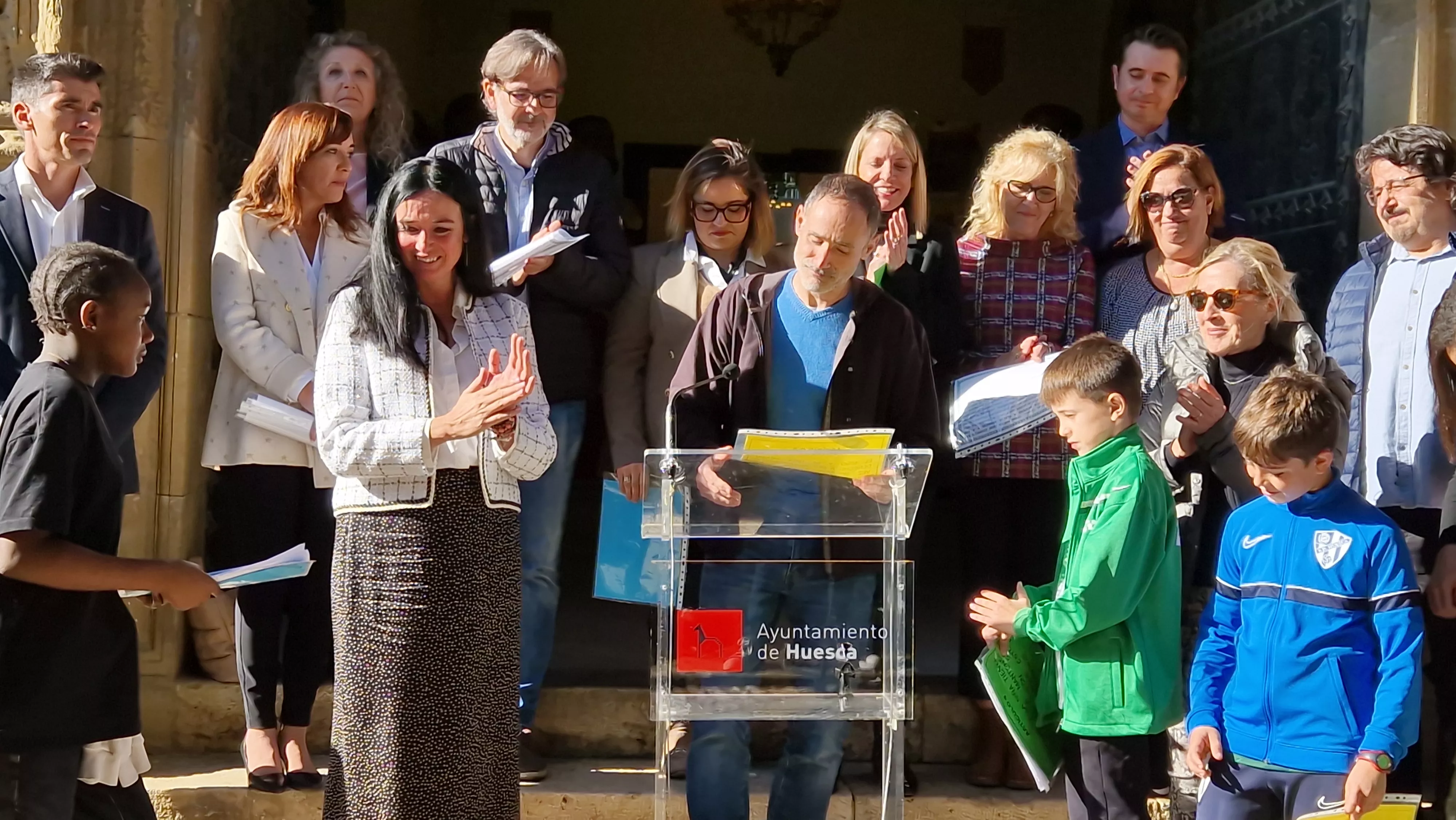 Día de los Derechos del Niño en Huesca. Foto Myriam Martínez