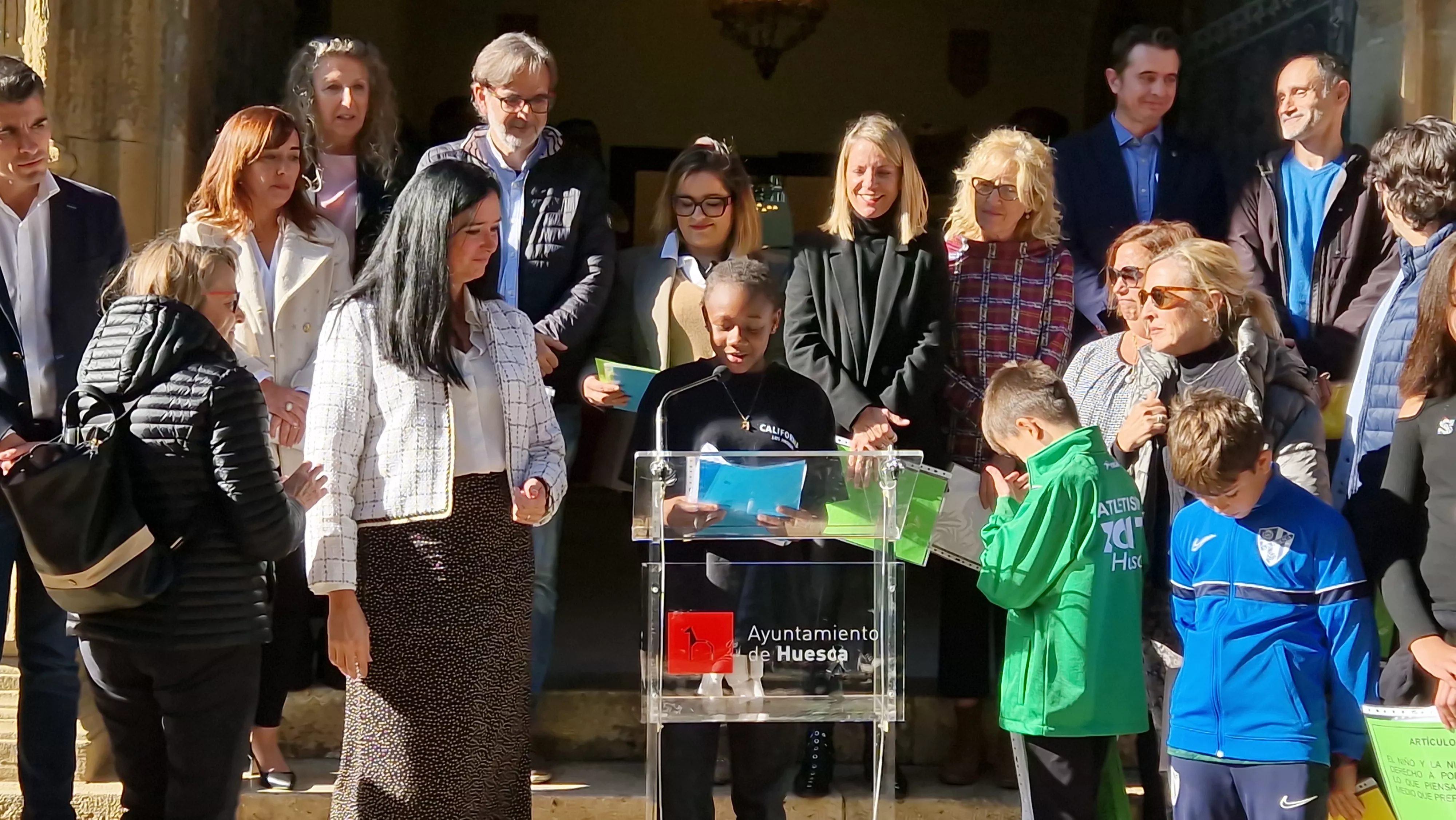 Día de los Derechos del Niño en Huesca. Foto Myriam Martínez