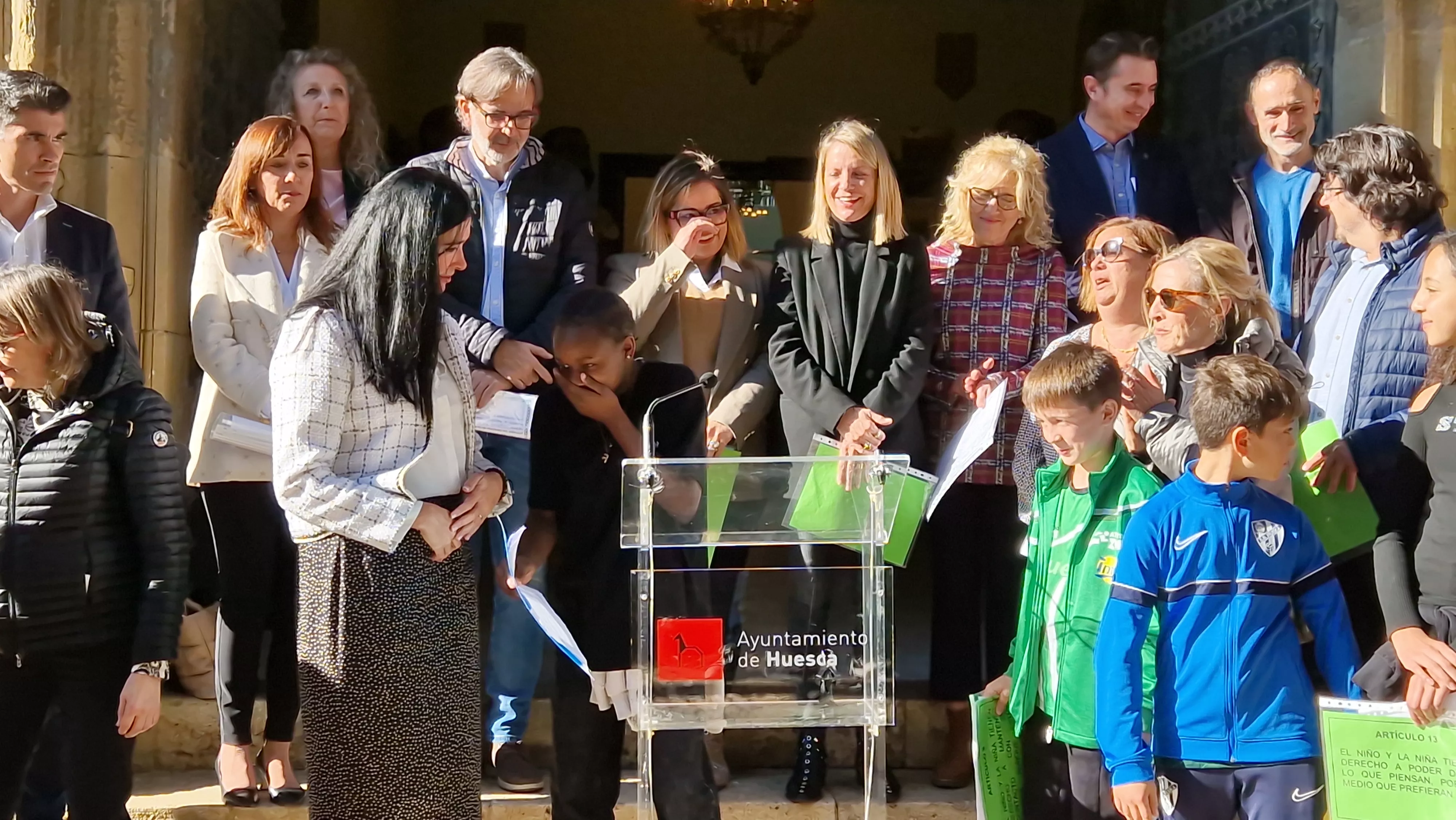Día de los Derechos del Niño en Huesca. Foto Myriam Martínez