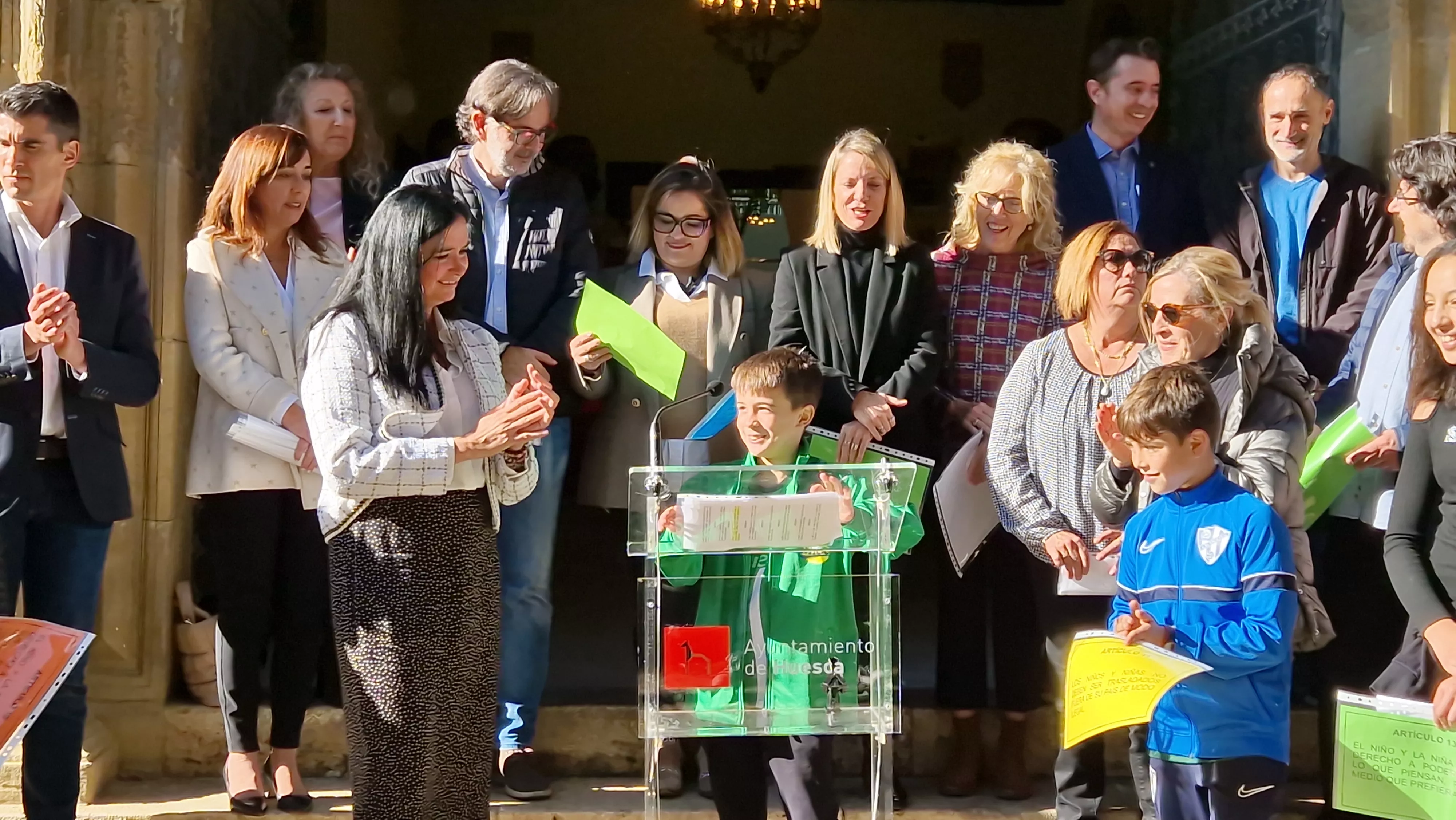 Día de los Derechos del Niño en Huesca. Foto Myriam Martínez