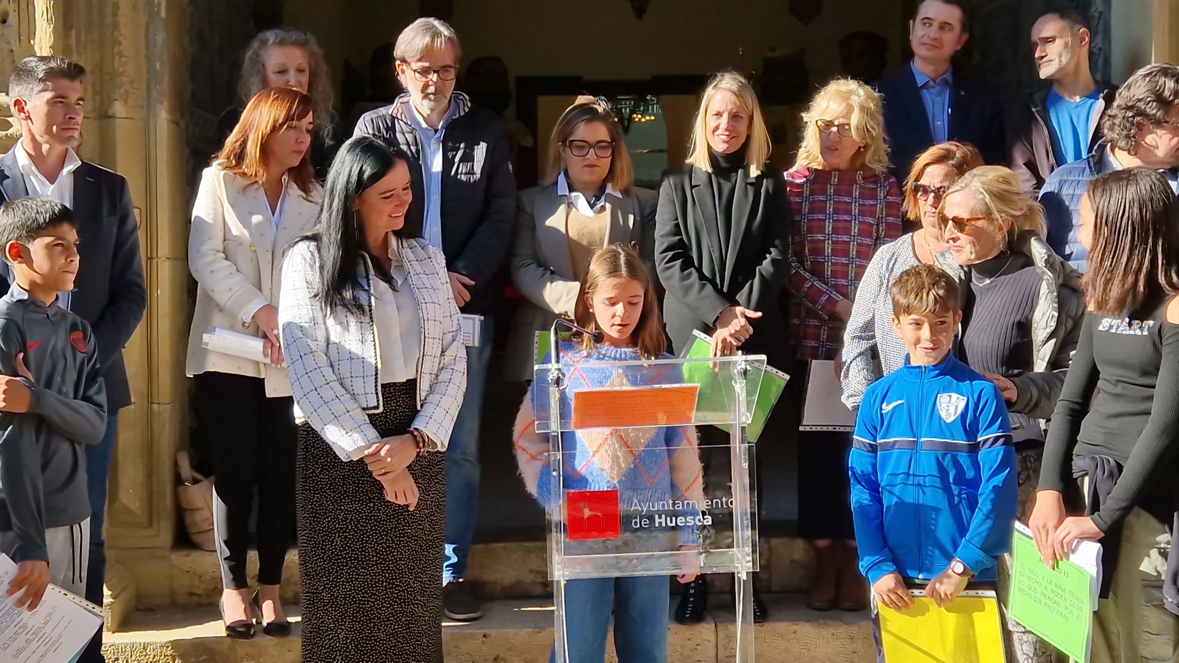 Día de los Derechos del Niño en Huesca. Foto Myriam Martínez
