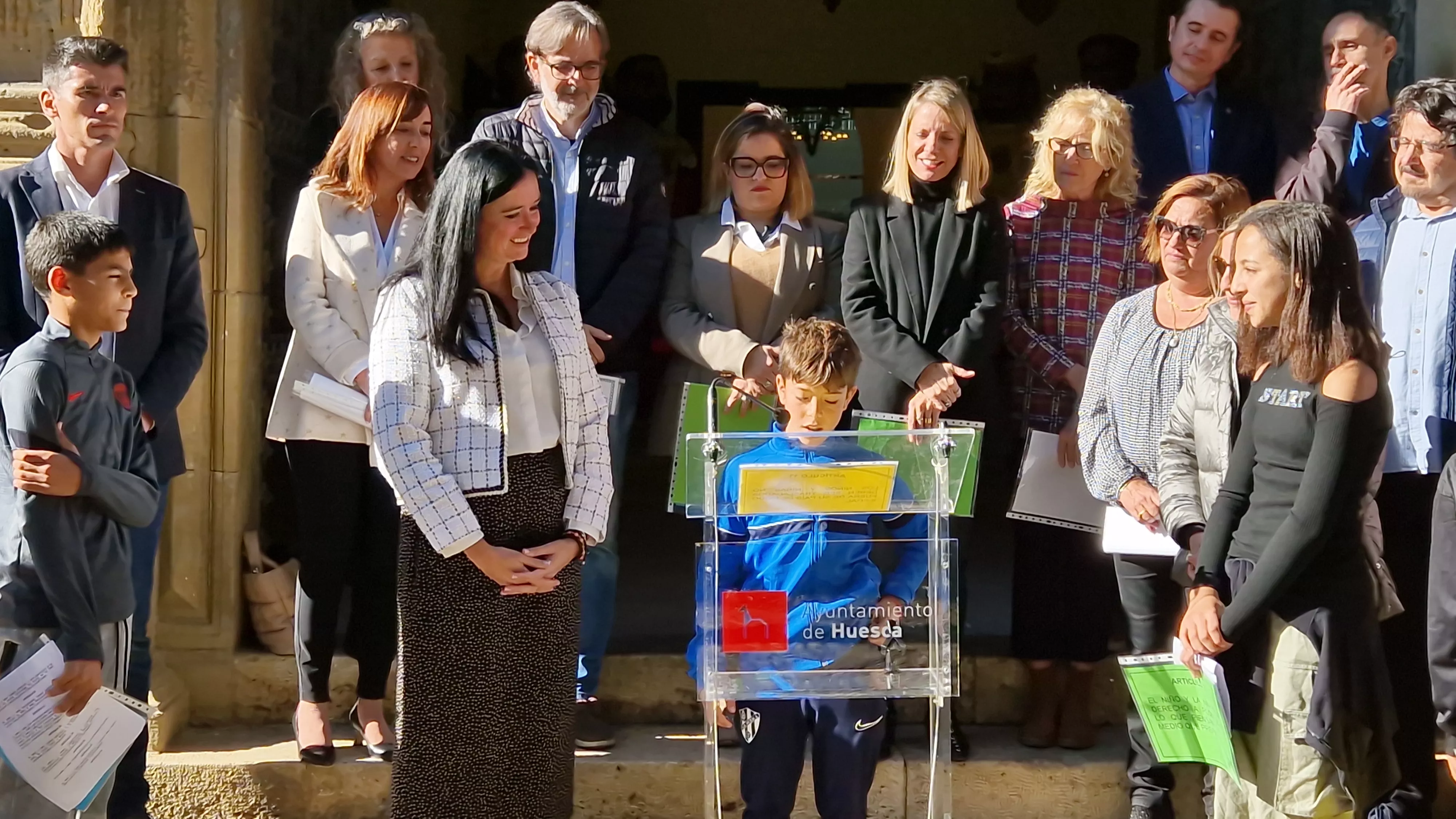 Día de los Derechos del Niño en Huesca. Foto Myriam Martínez