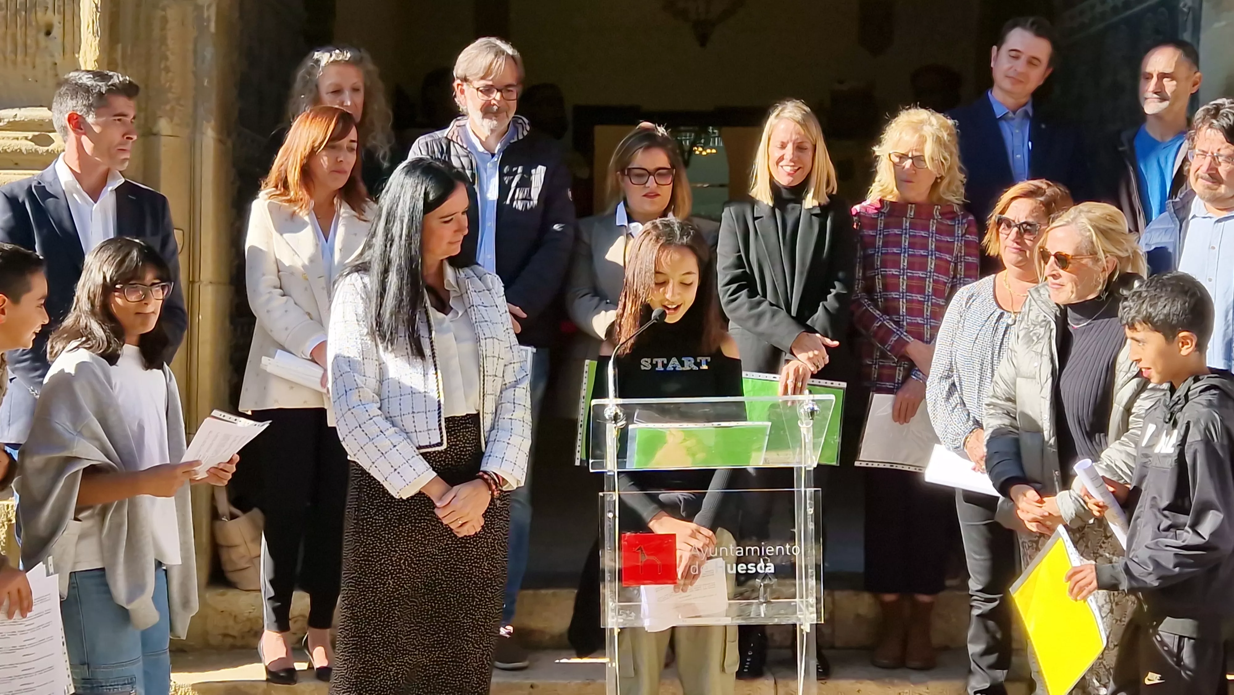 Día de los Derechos del Niño en Huesca. Foto Myriam Martínez