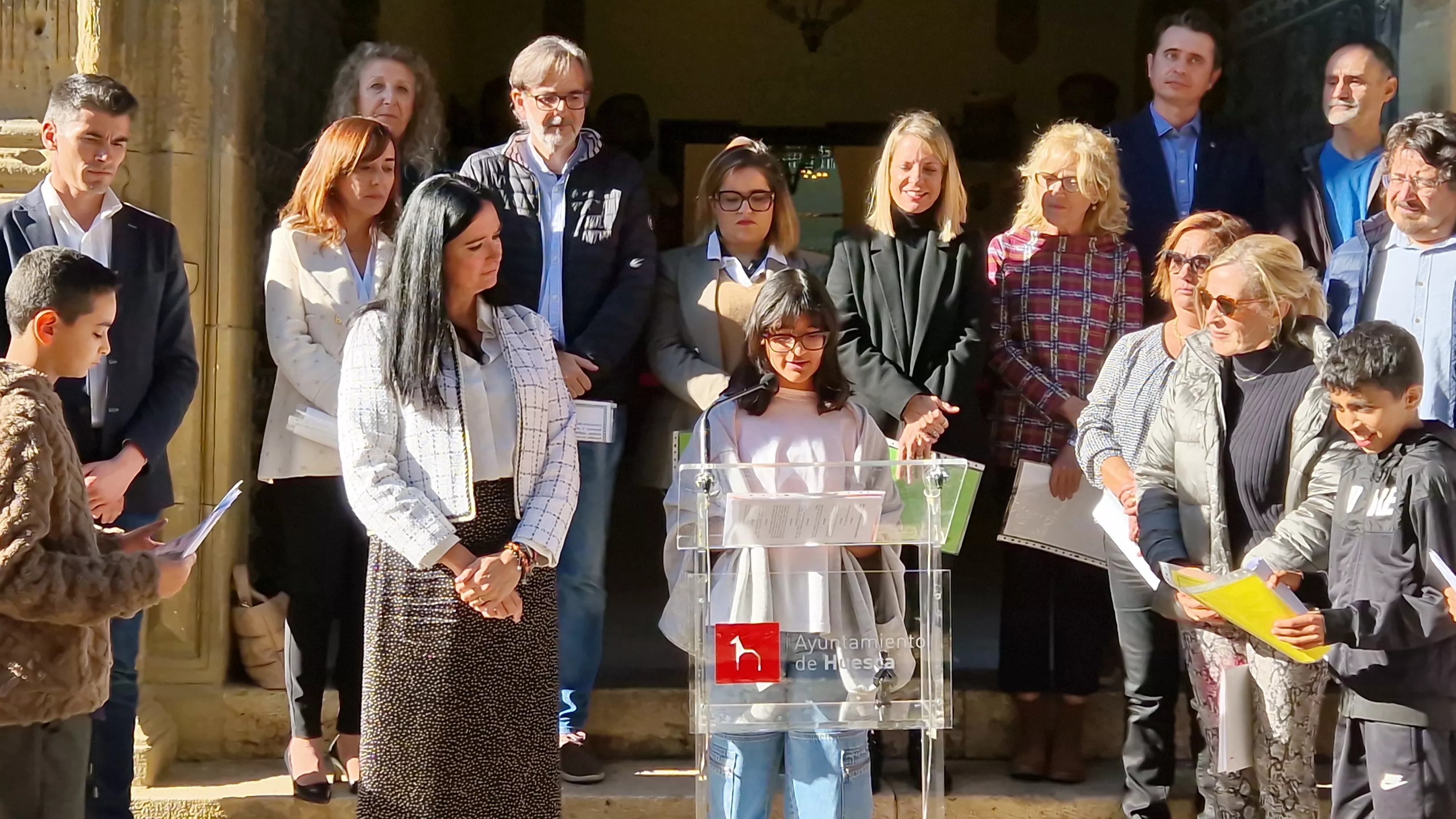 Día de los Derechos del Niño en Huesca. Foto Myriam Martínez