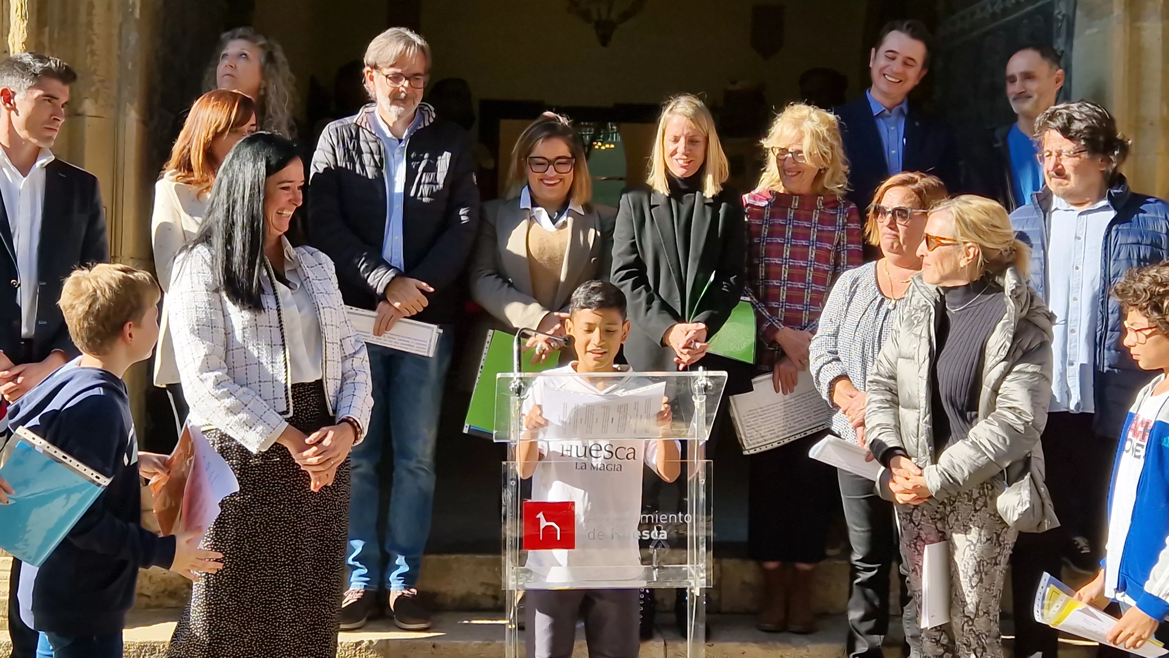 Día de los Derechos del Niño en Huesca. Foto Myriam Martínez