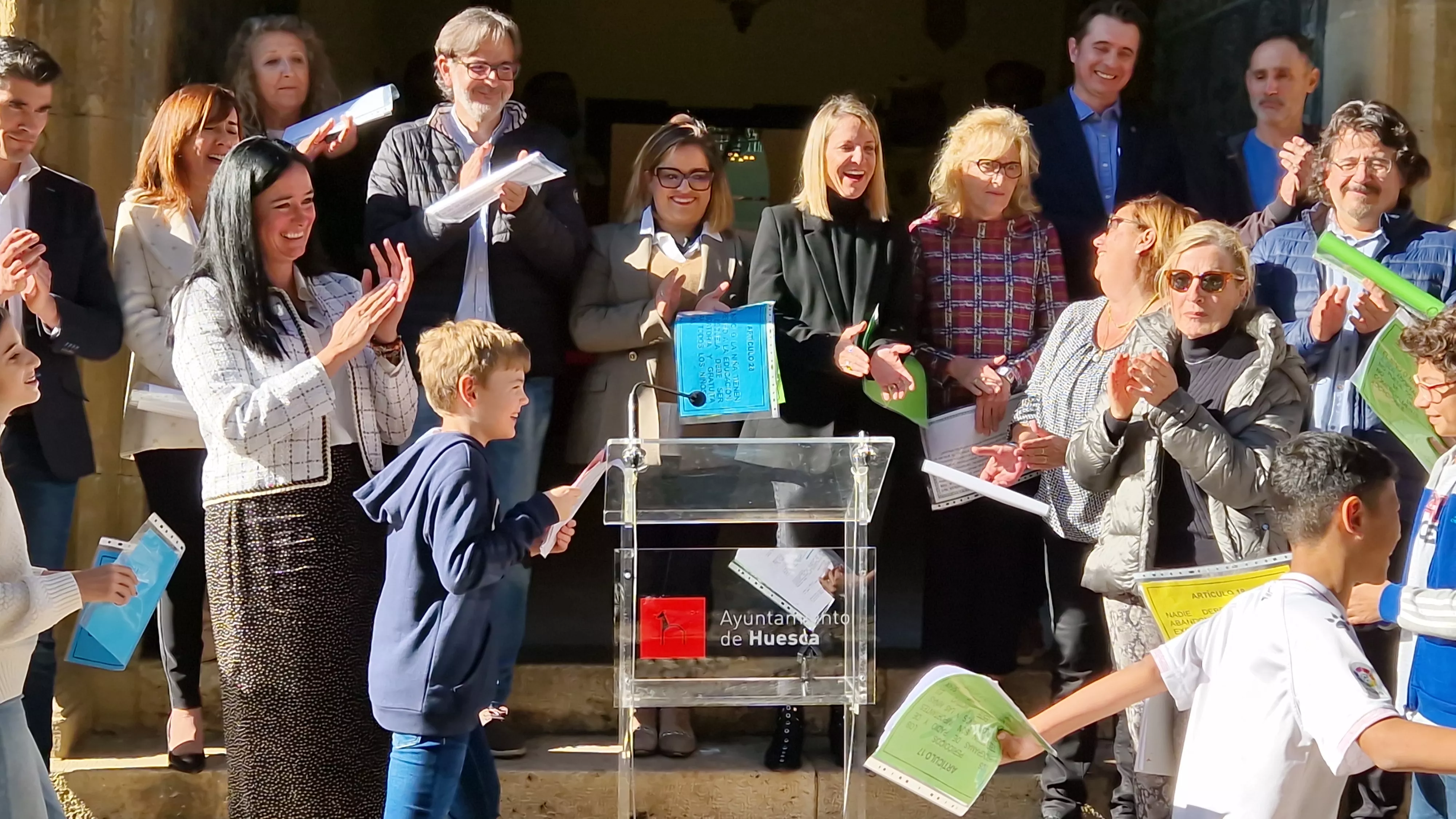 Día de los Derechos del Niño en Huesca. Foto Myriam Martínez