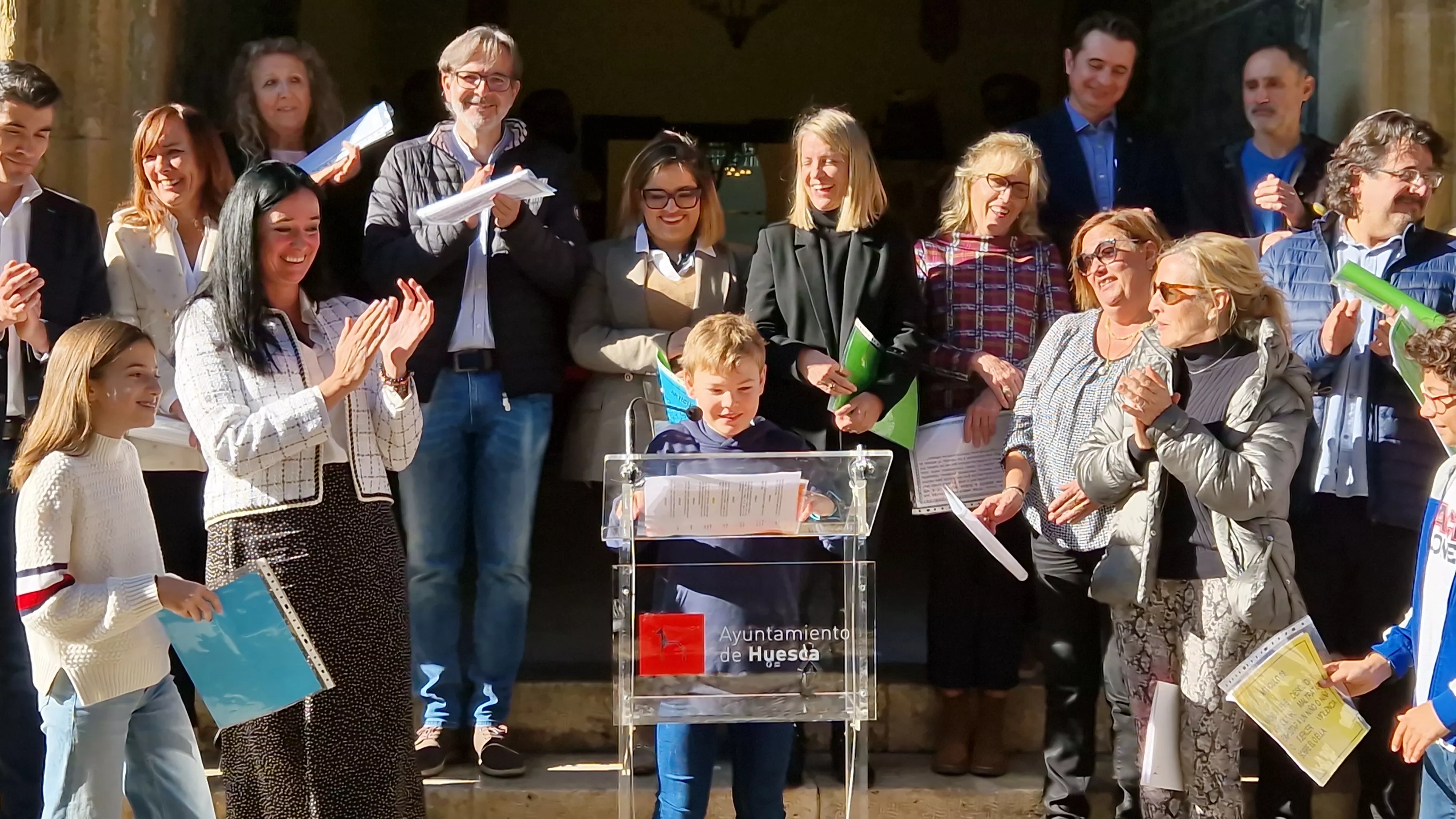 Día de los Derechos del Niño en Huesca. Foto Myriam Martínez
