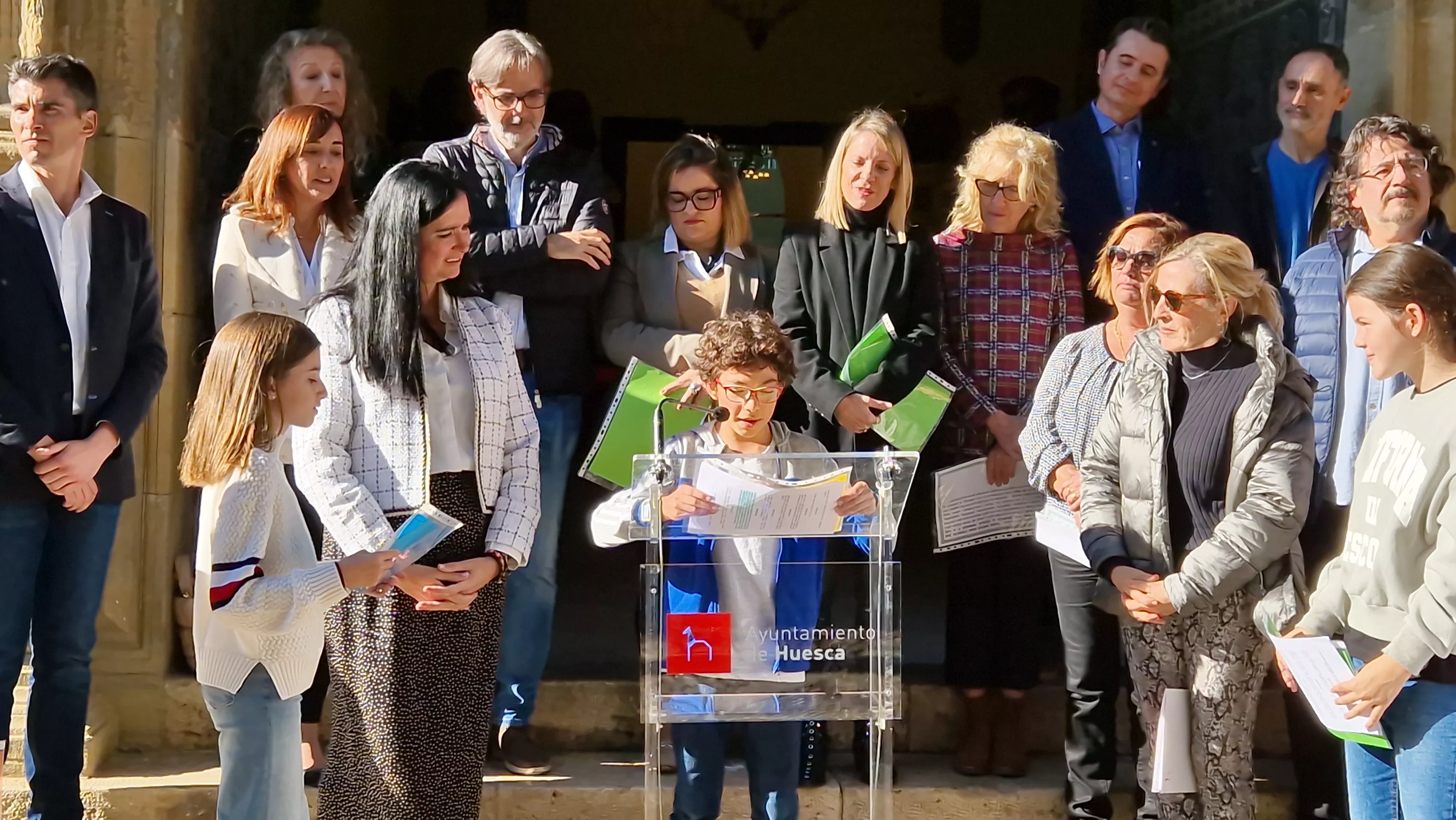 Día de los Derechos del Niño en Huesca. Foto Myriam Martínez