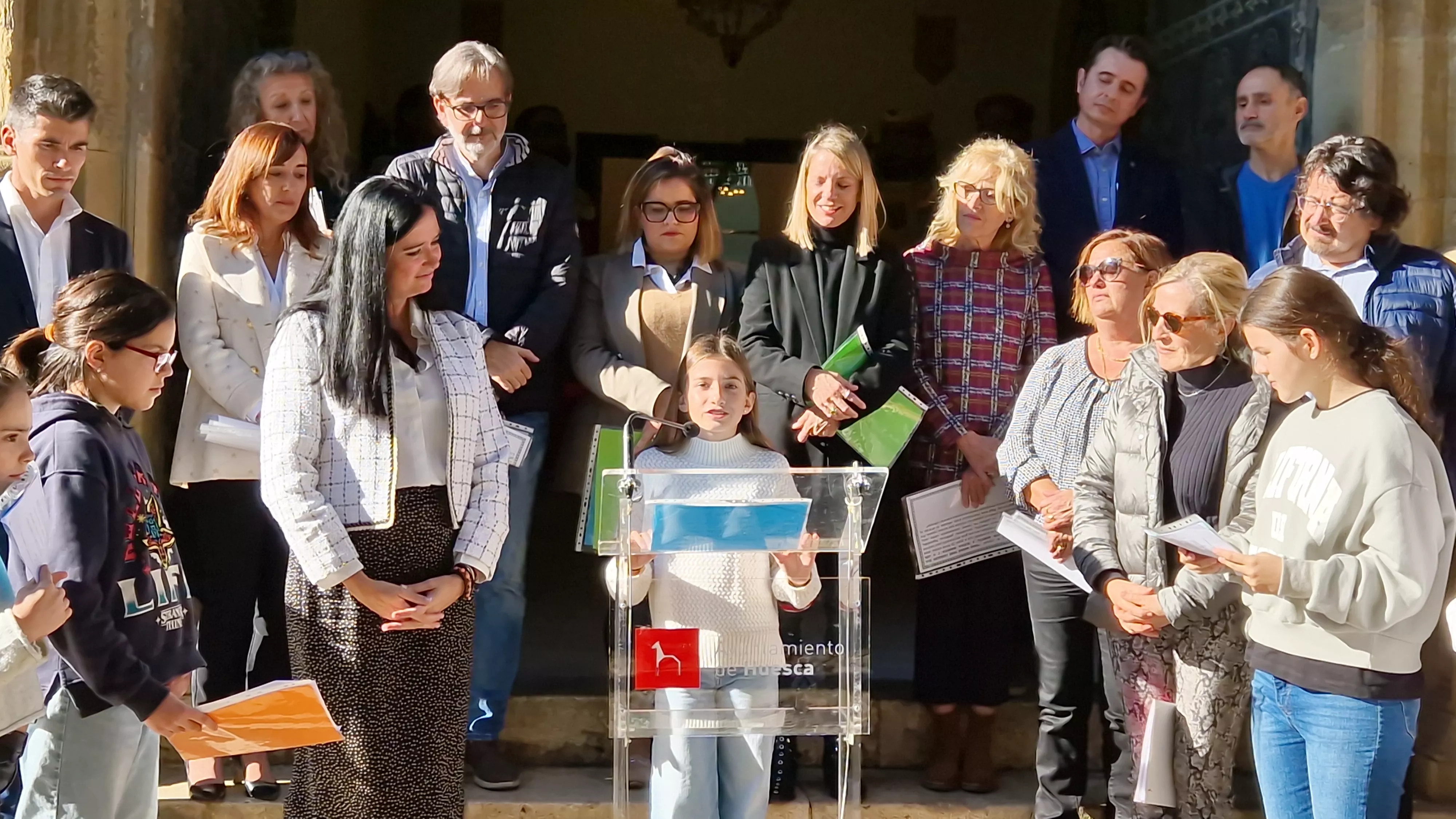 Día de los Derechos del Niño en Huesca. Foto Myriam Martínez