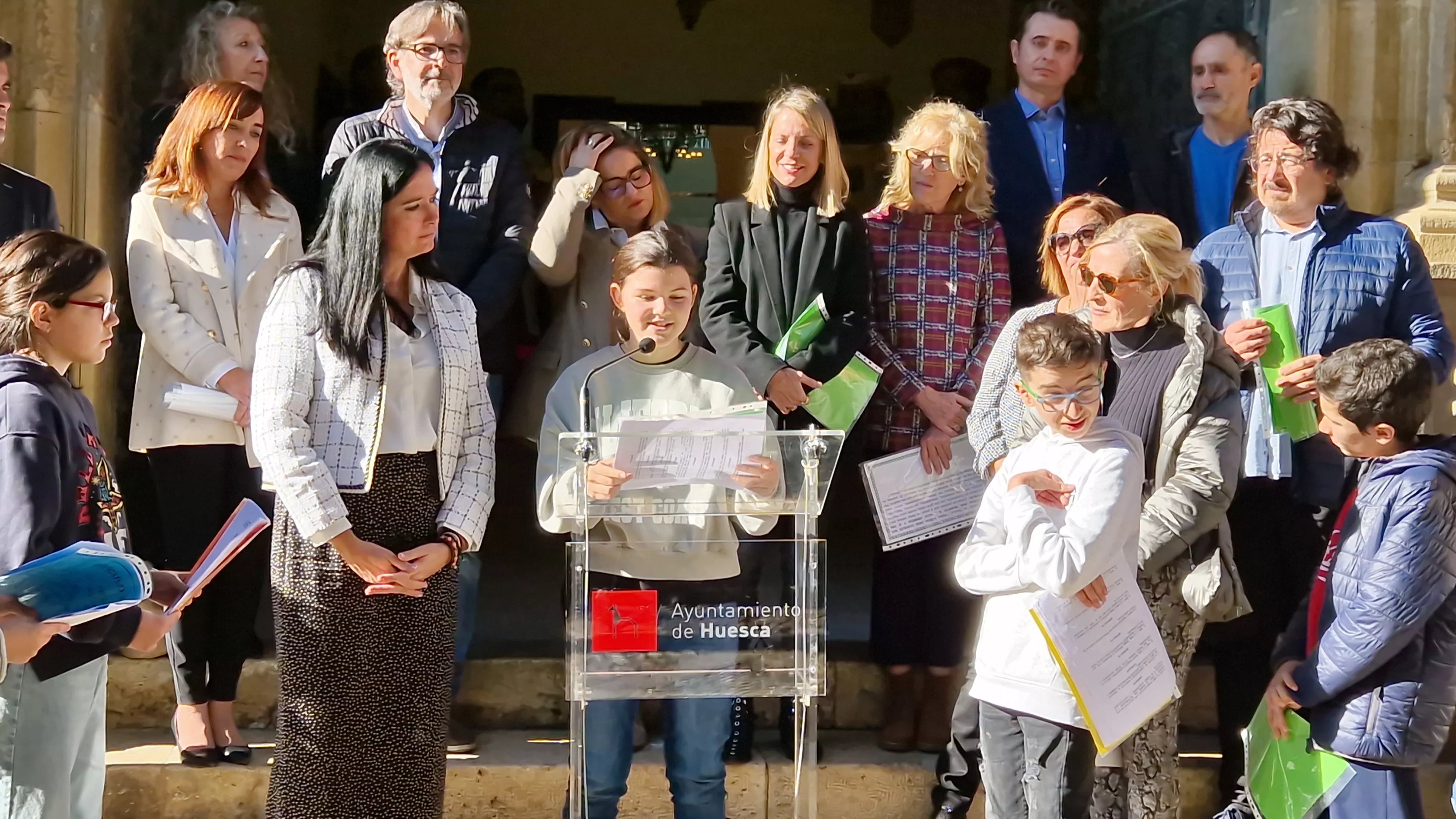 Día de los Derechos del Niño en Huesca. Foto Myriam Martínez