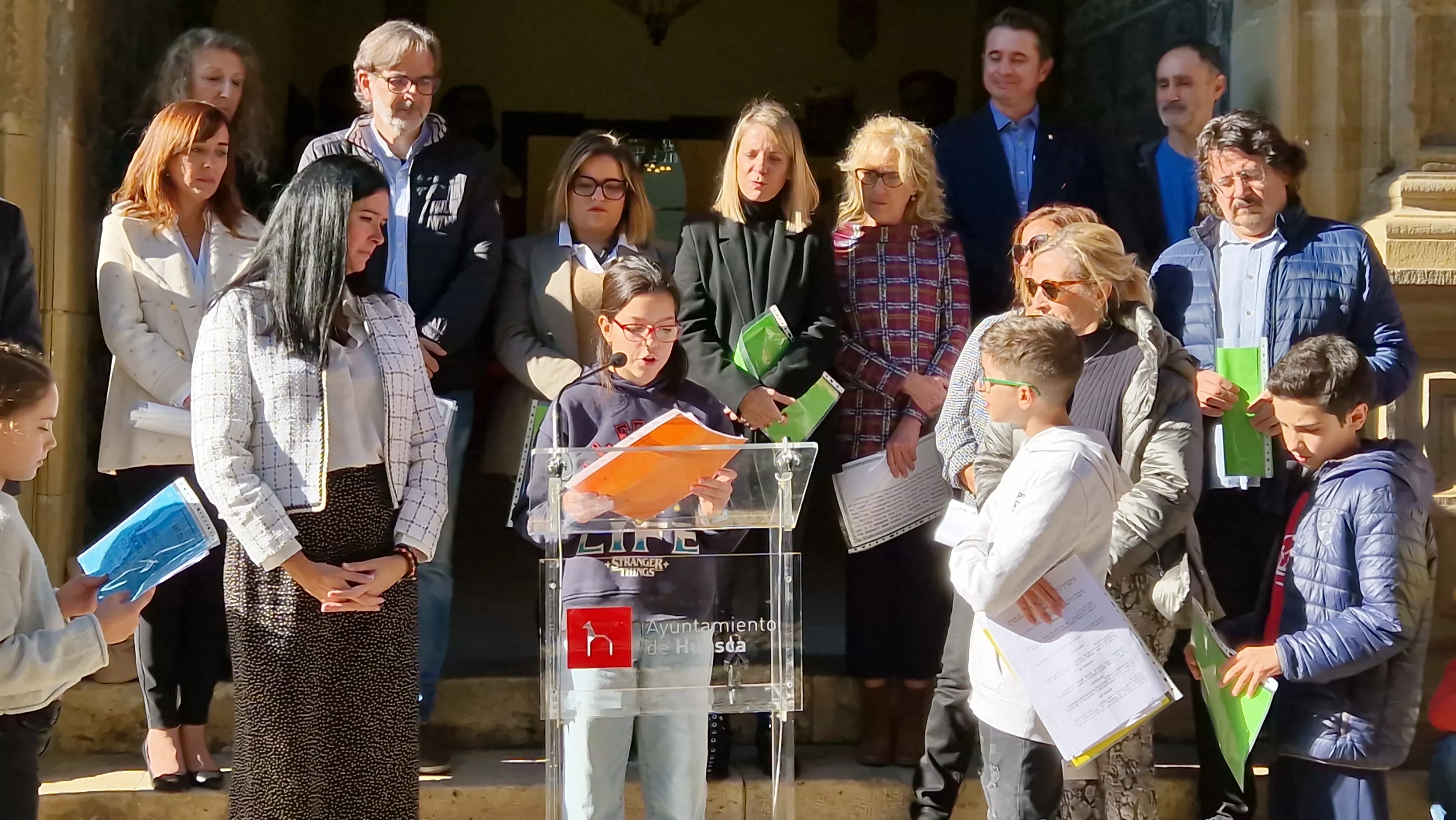 Día de los Derechos del Niño en Huesca. Foto Myriam Martínez